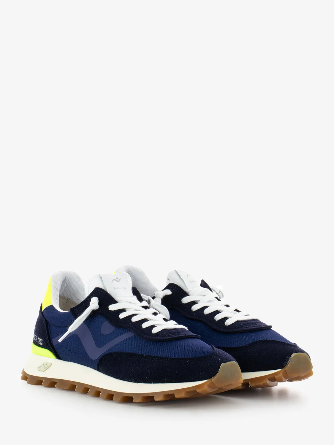 Sneakers Admiral blue / fluo yellow