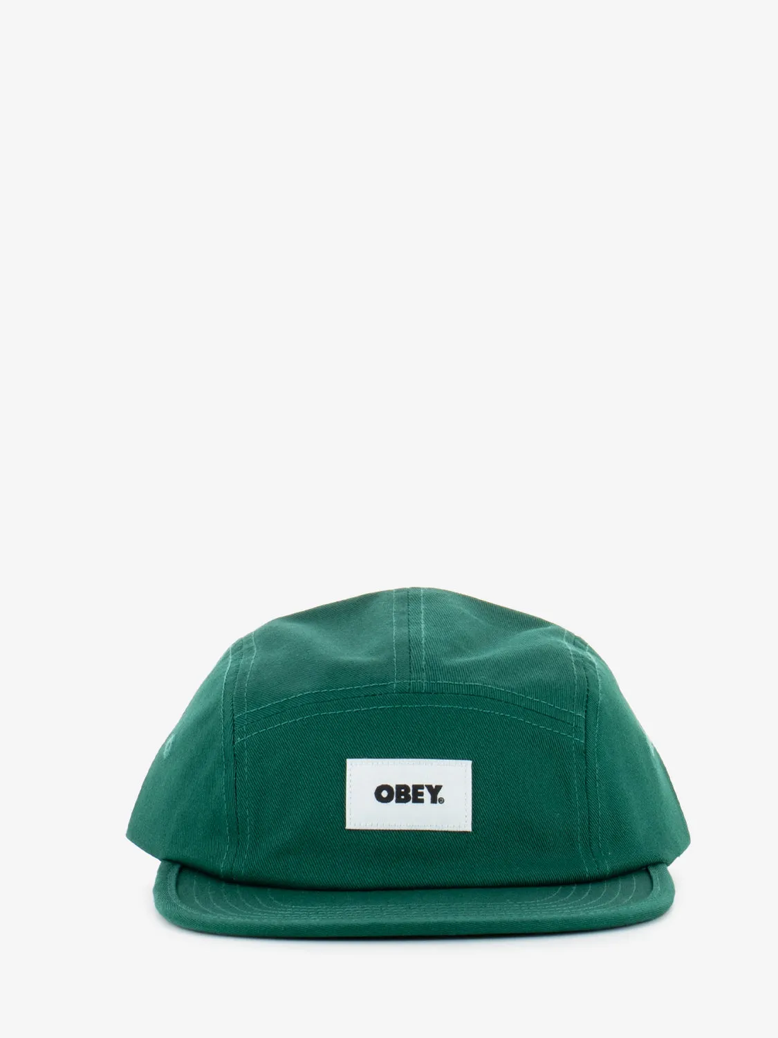 Cappello bold label aventurine green