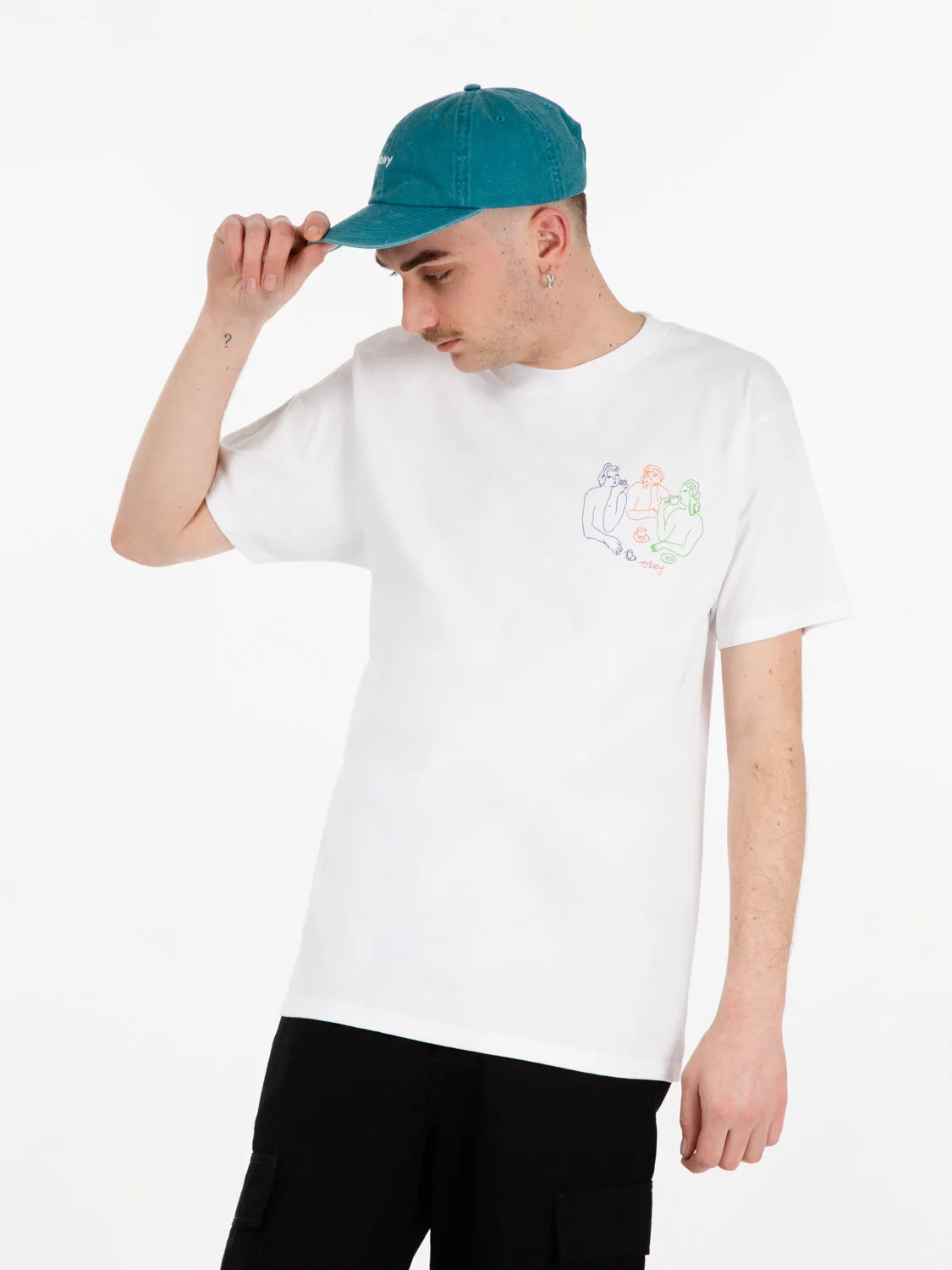 Classic t-shirt Cup Of Tea white