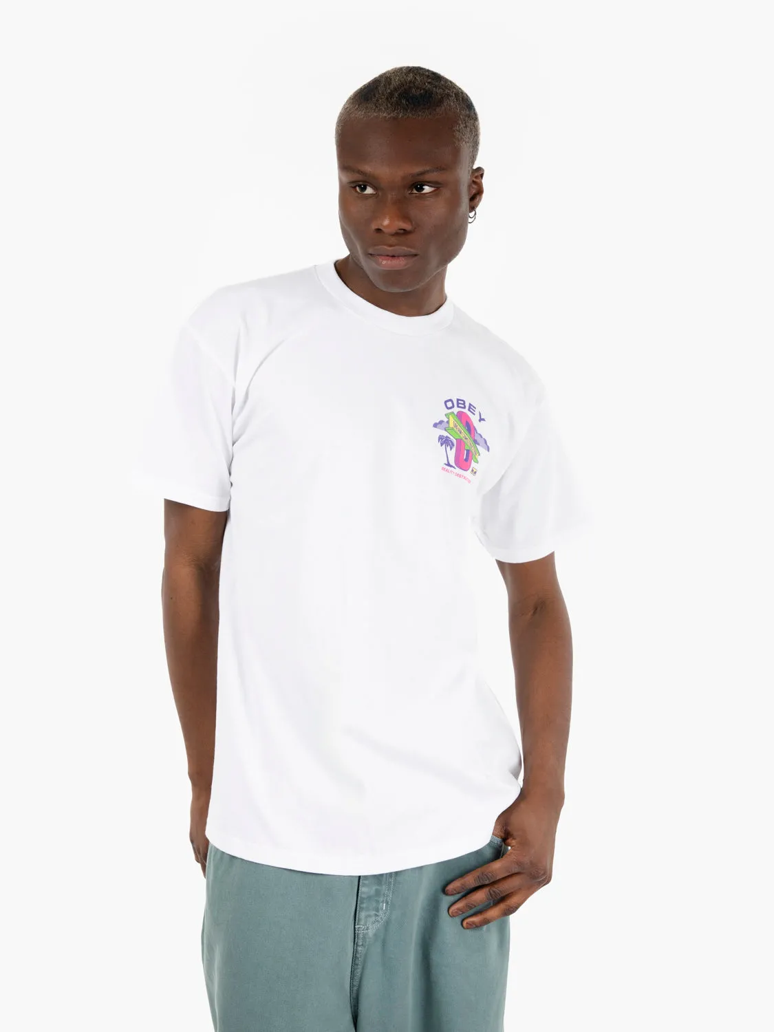 Dream construction tee white