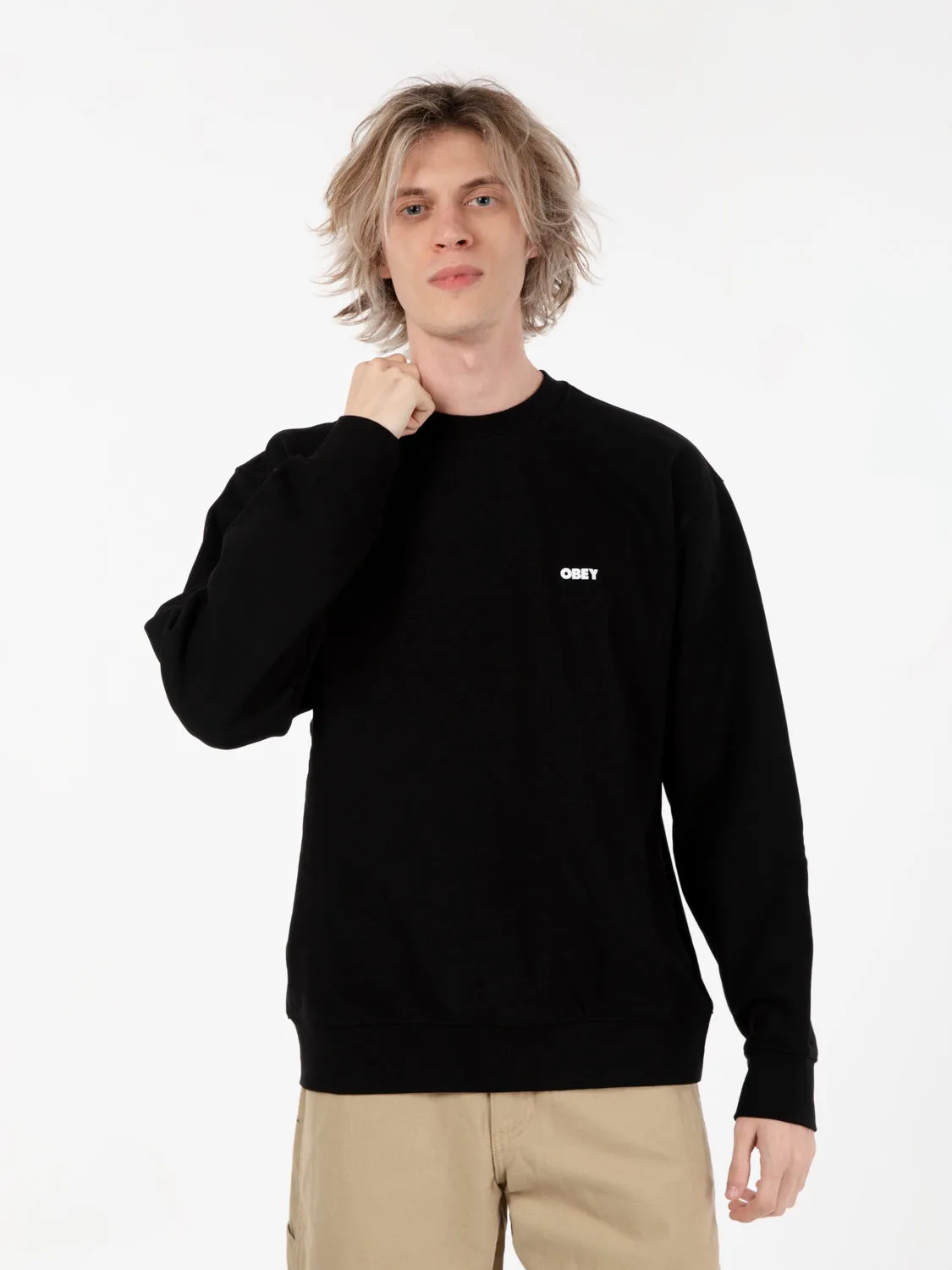 Felpa Bold Crew black