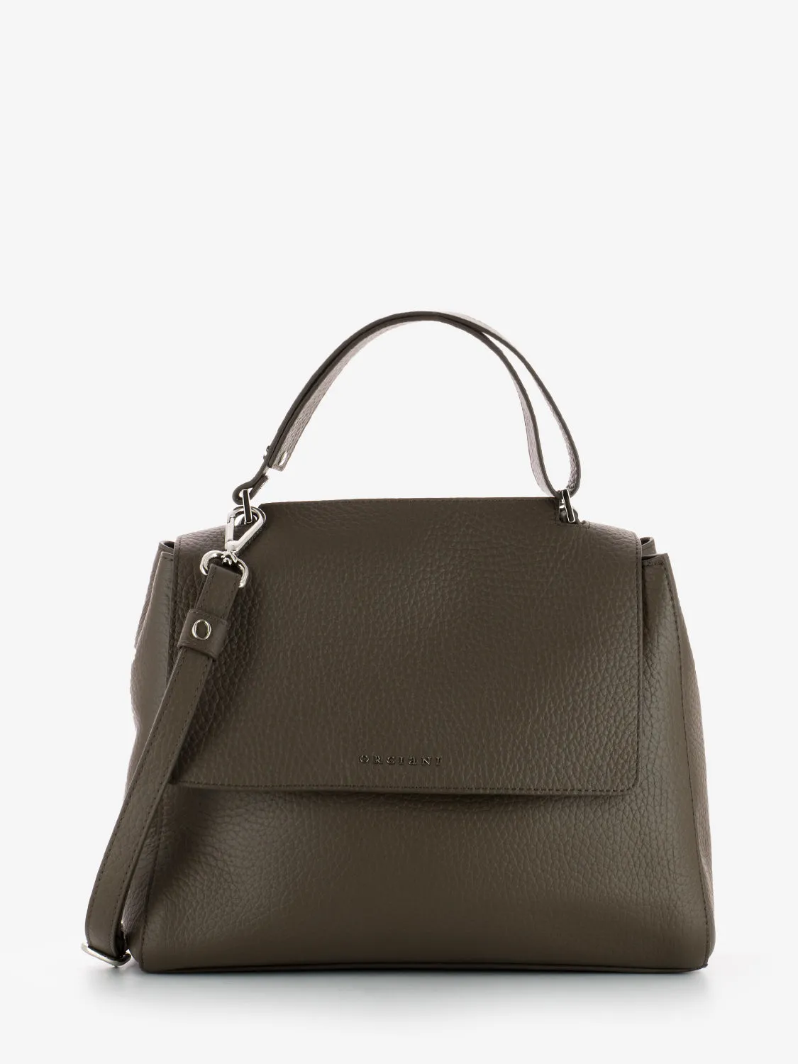 Borsa a mano media Sveva Soft legno