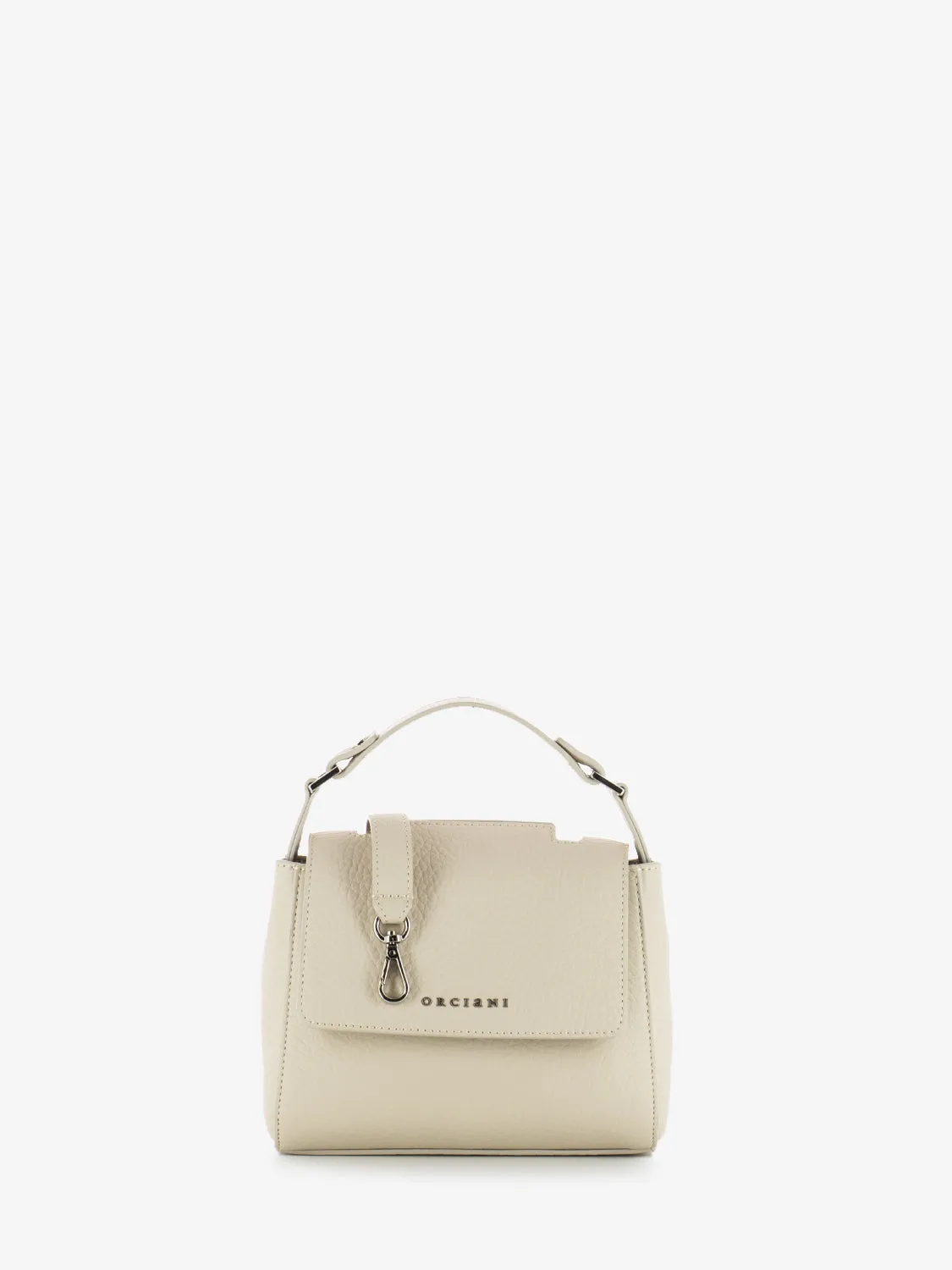 Borsa a mano mini Sveva Soft avorio