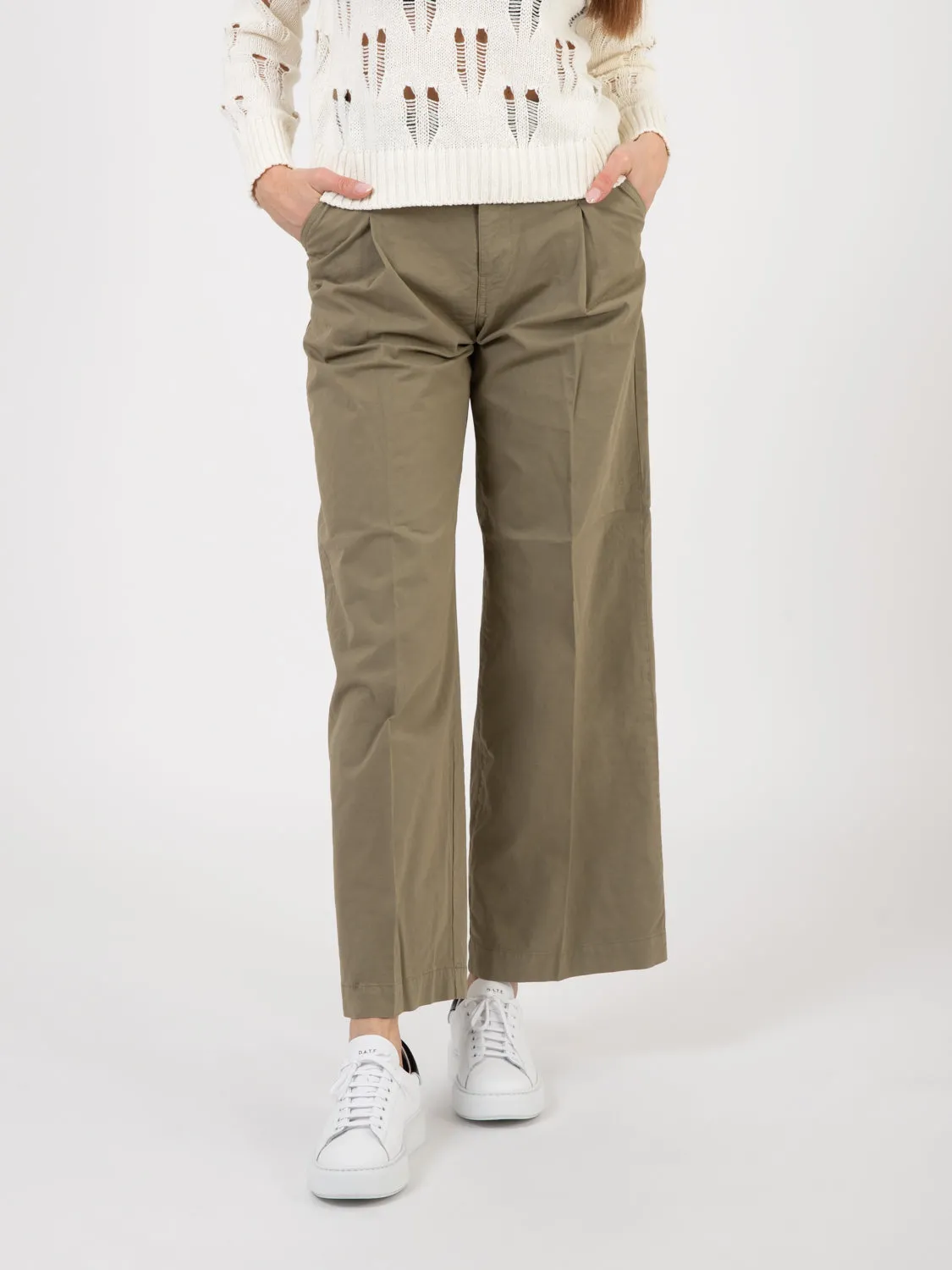 Pantalone Juju Gab comfort light military