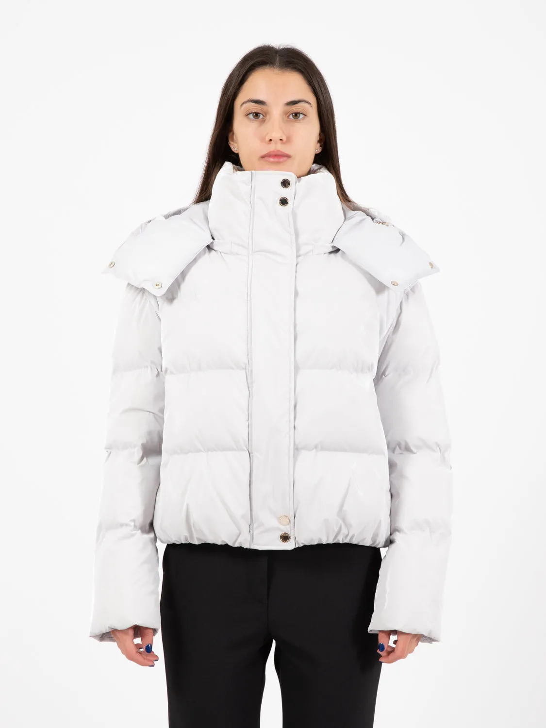 Piumino effetto vinile Eldorado white