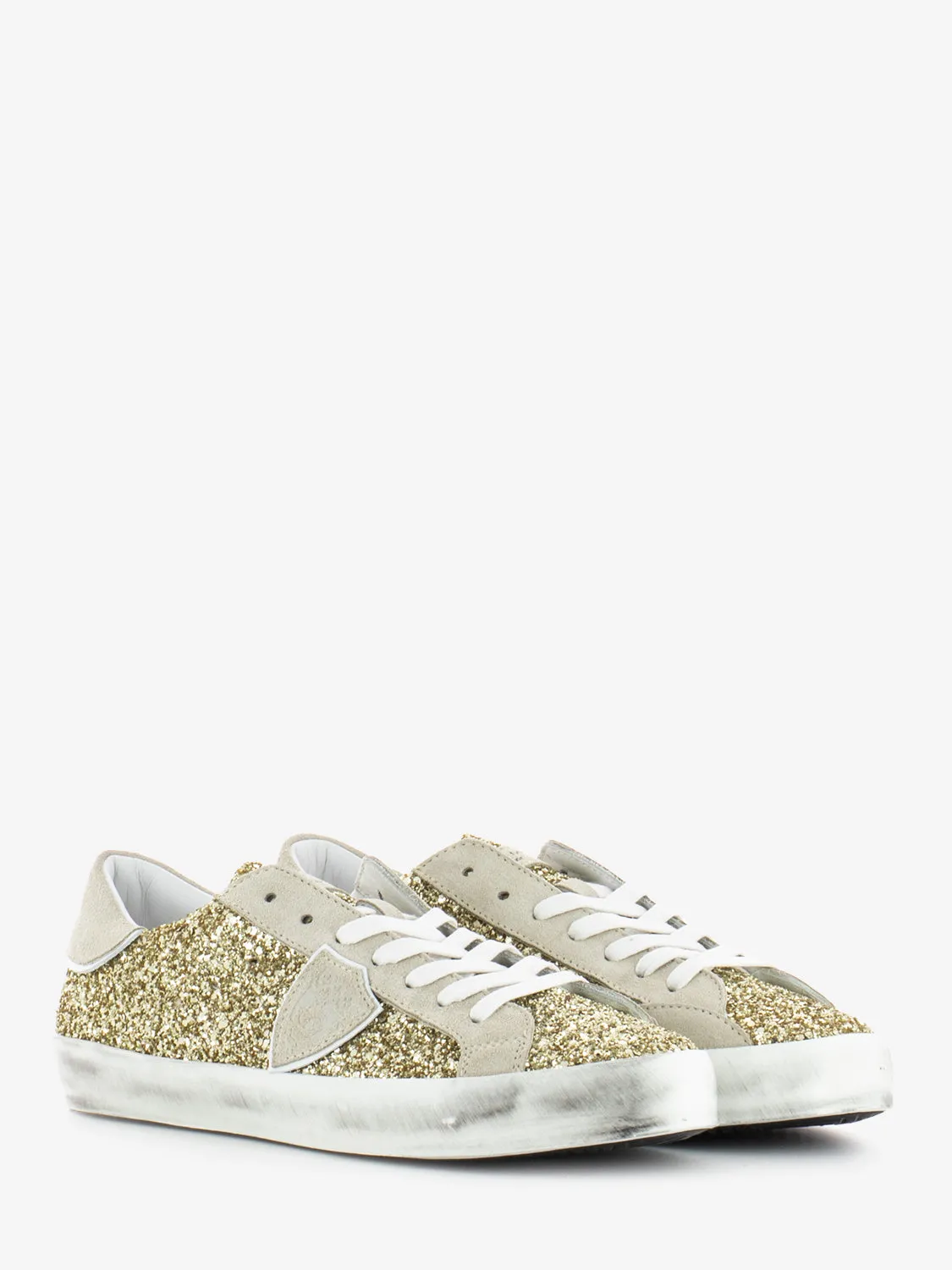 Sneakers Prsx glitter oro