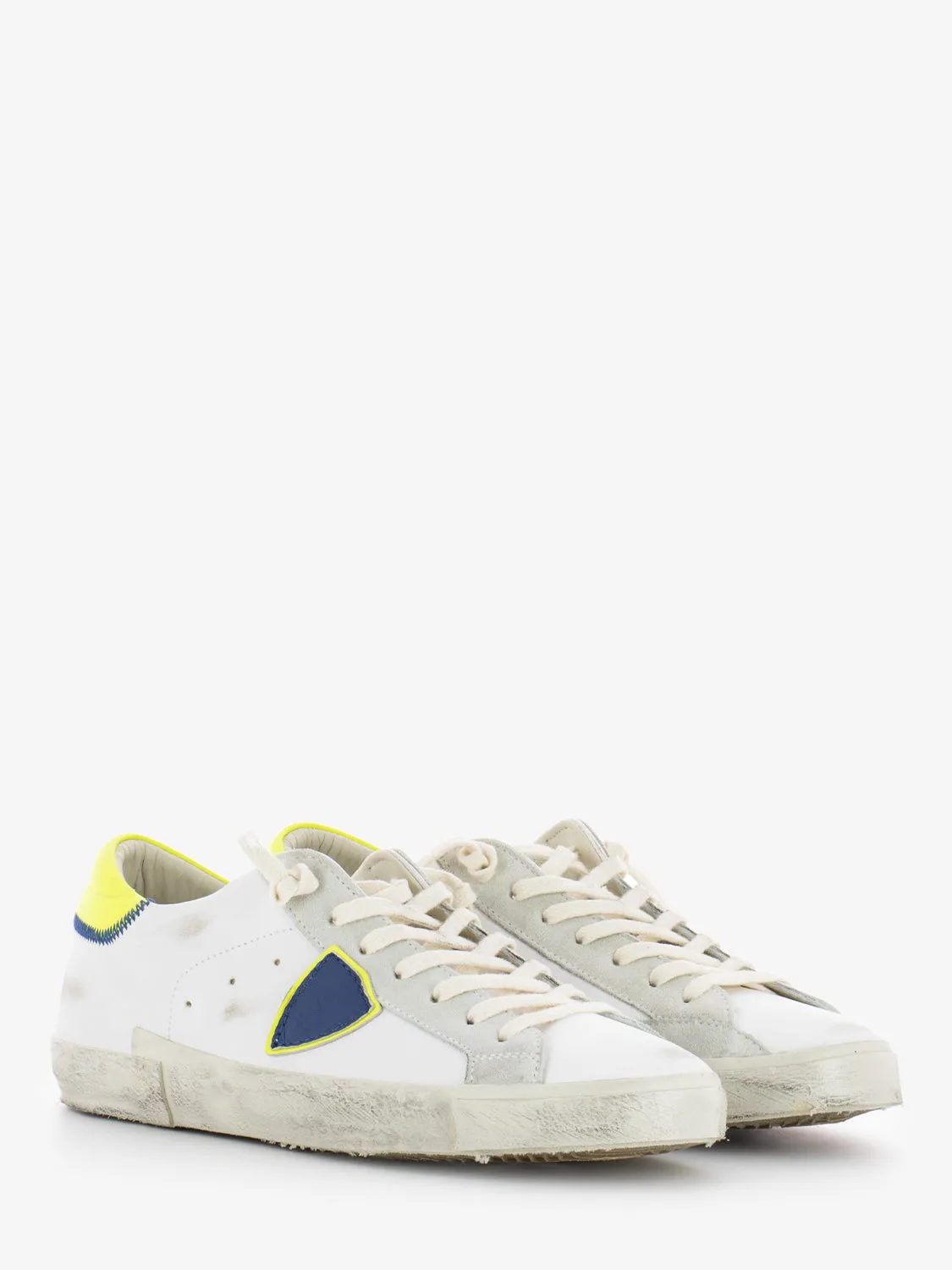 Prsx Low Doux neon blanc / jaune