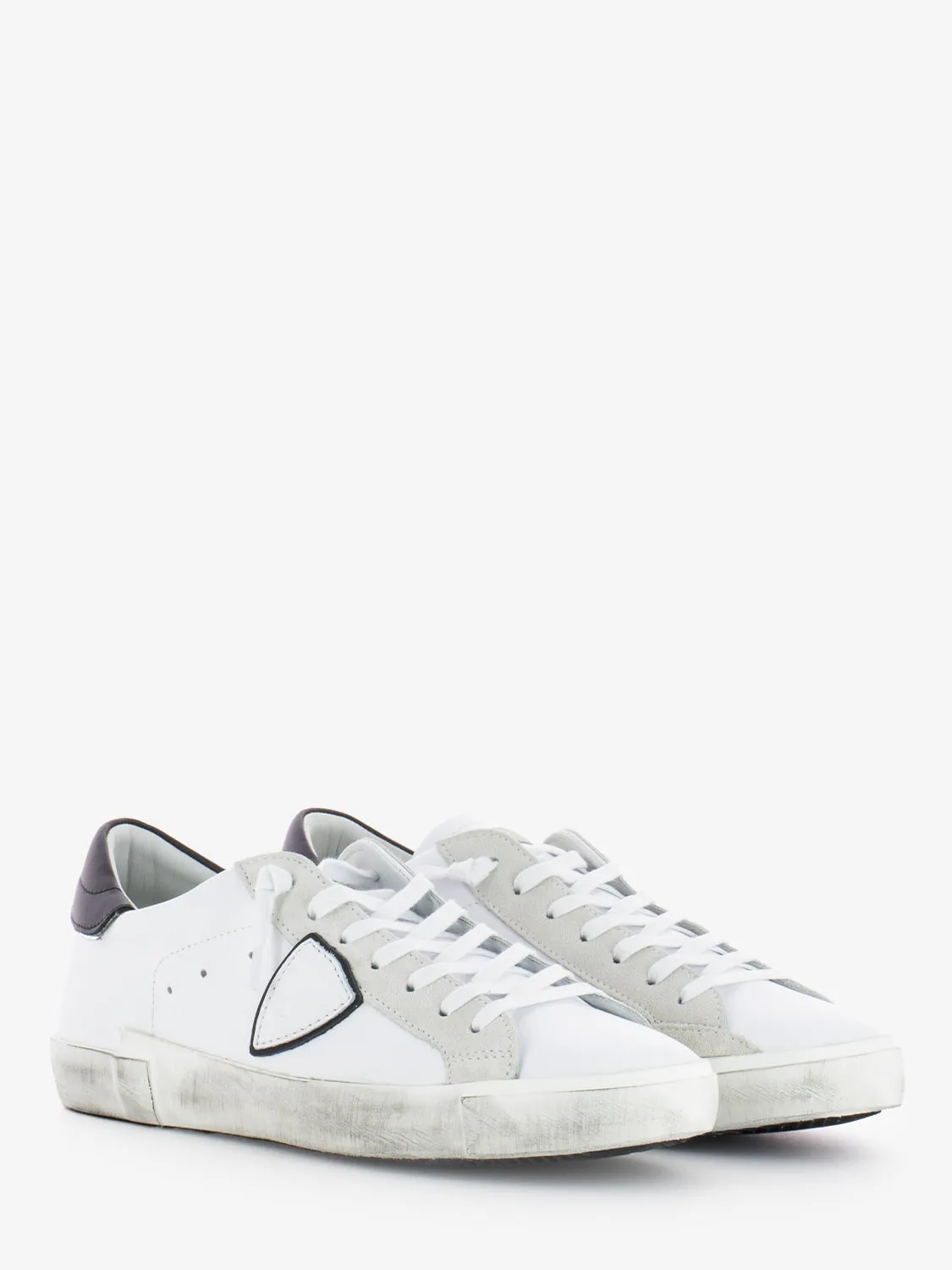 Prsx Low man veau blanc / noir