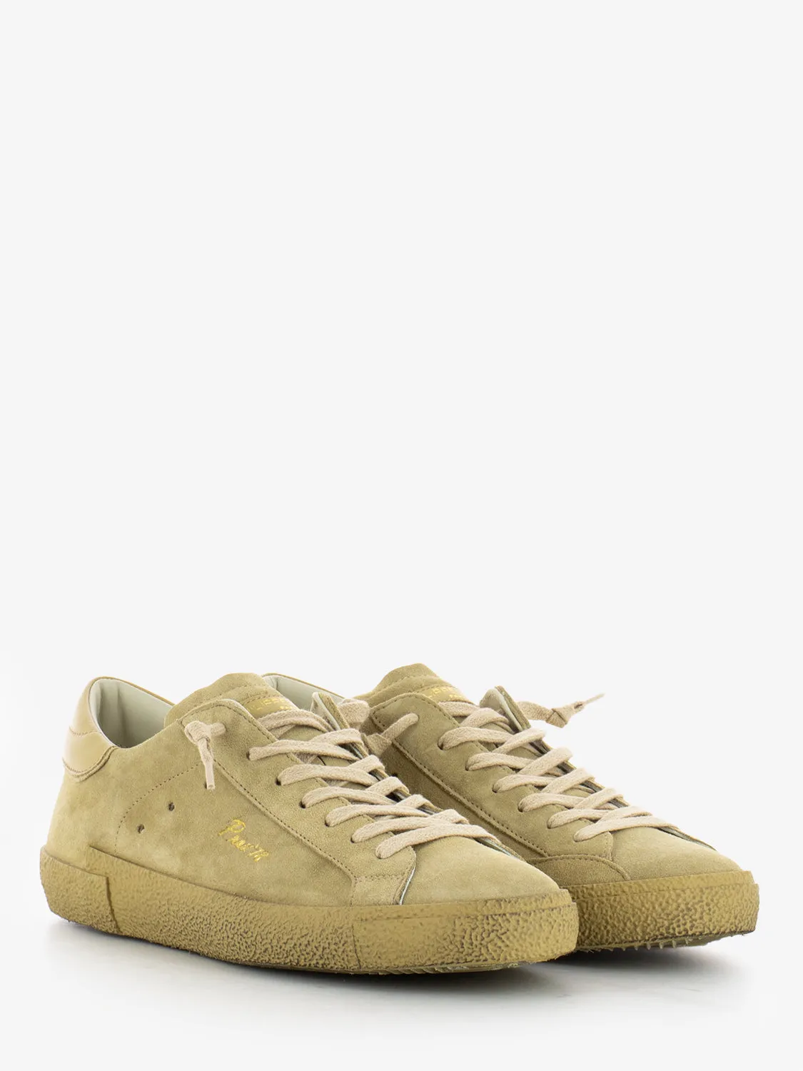 Prsx Low Man Veau Daim '70 beige