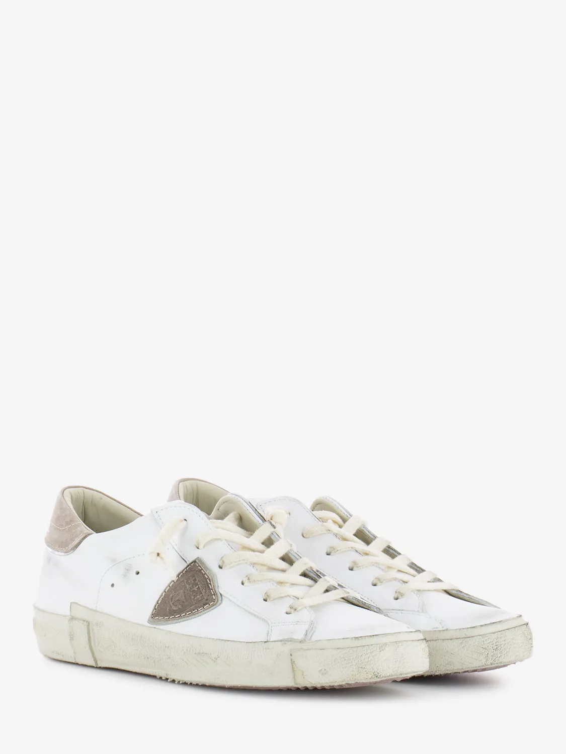 Prsx low veau pop blanc / jaune