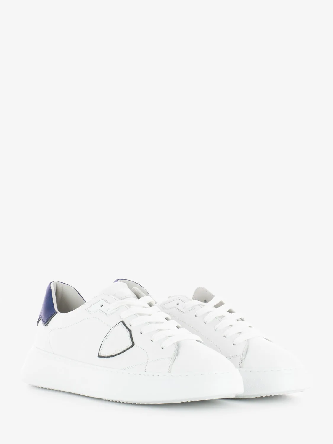 Temple low west mixage blanc / bleu