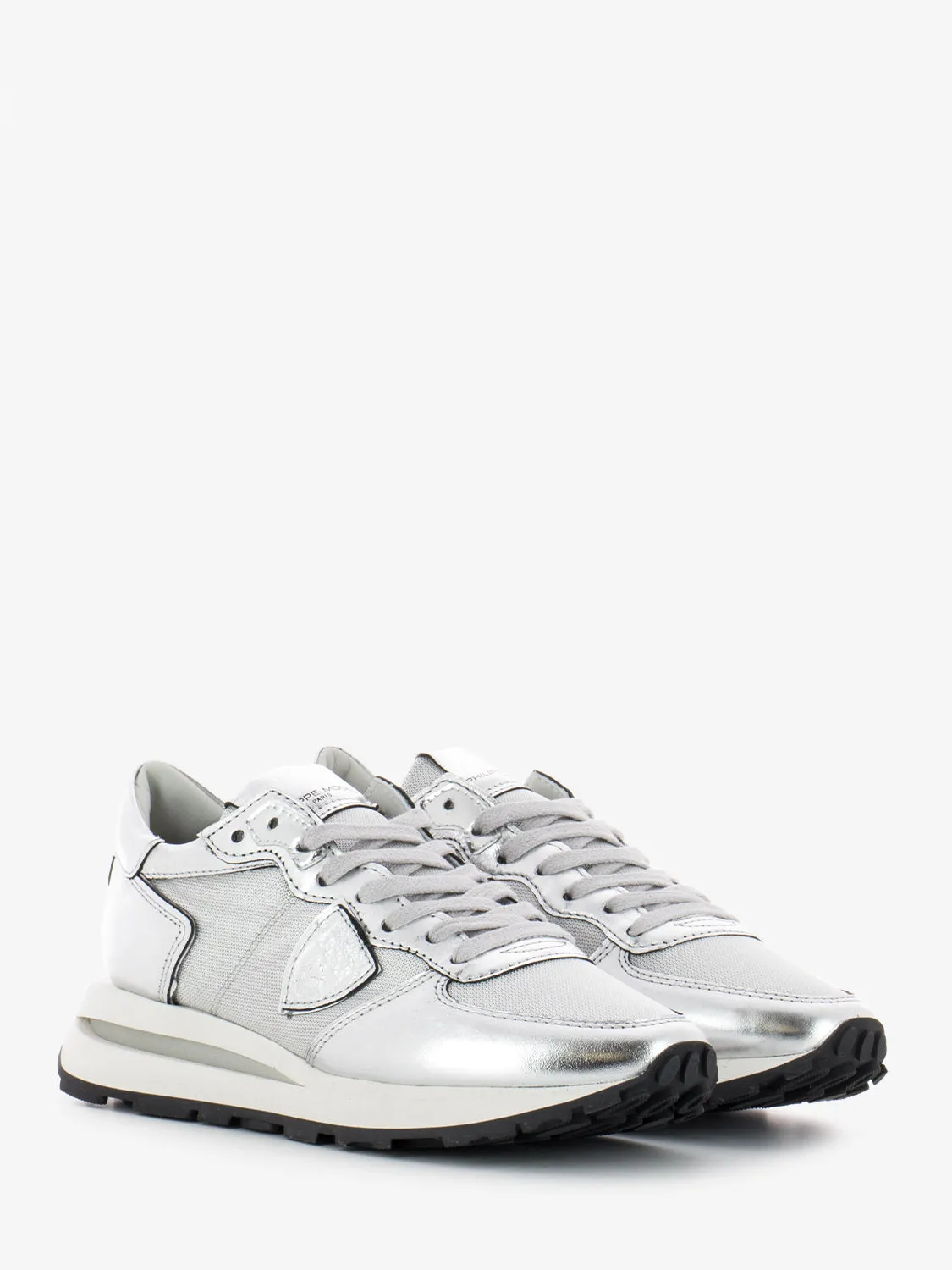 Tropez haute low metal / argent