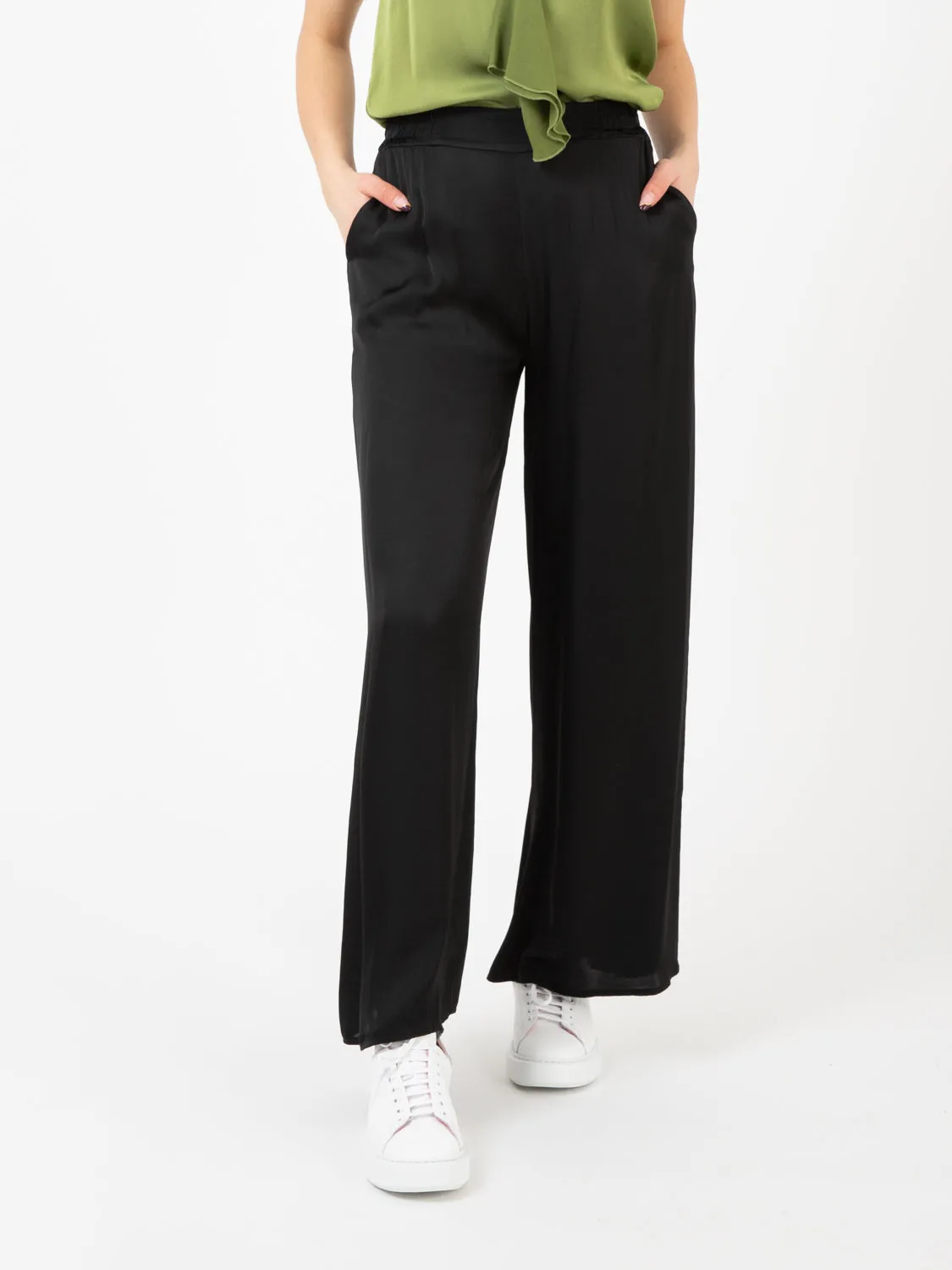 Pantalone ampio nero