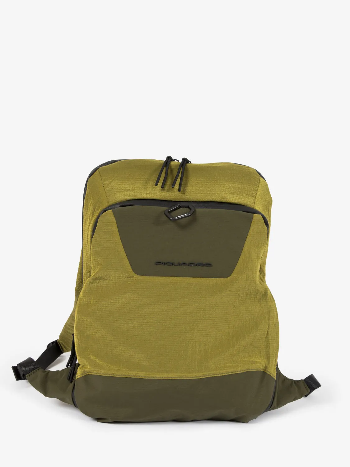 Zaino slim in tessuto espandibile porta pc 15'' verde