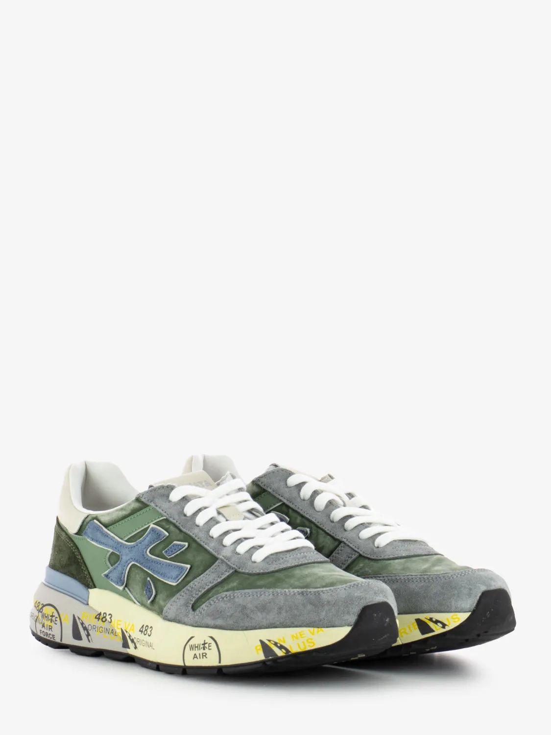 Sneakers Mick green / grey