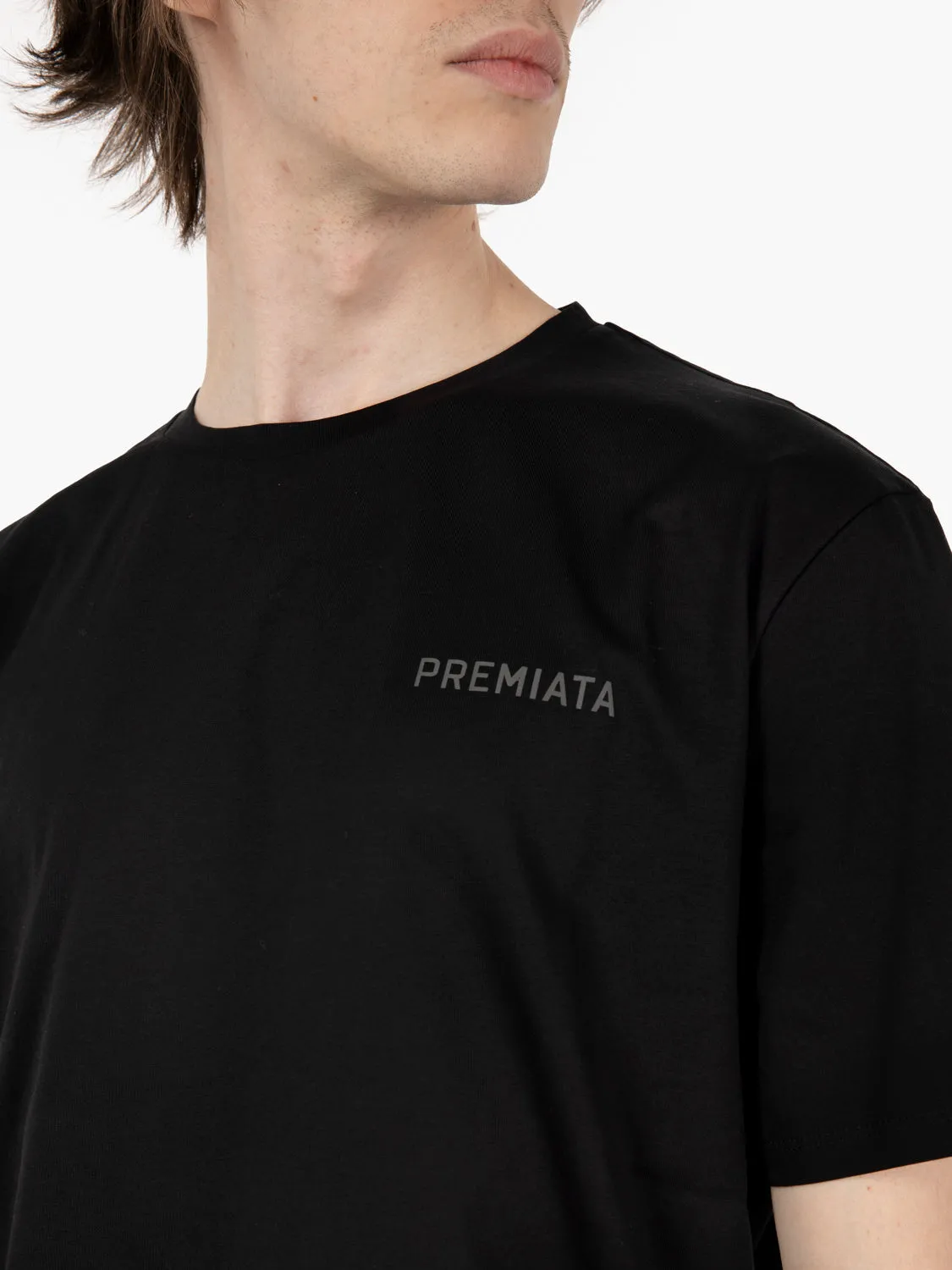 T-shirt dettaglio fori sul retro black