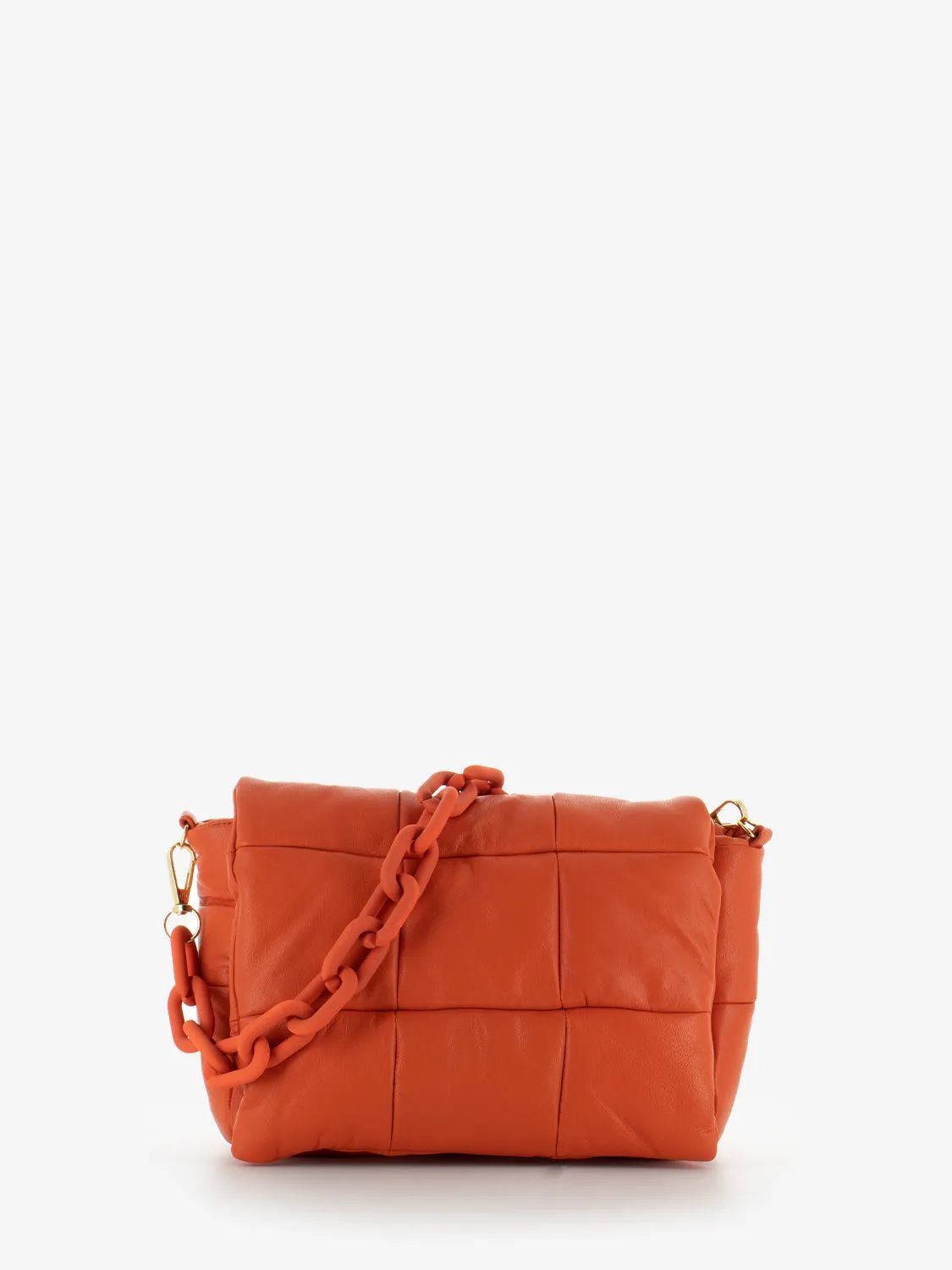 Borsa a spalla Corinna rosso corallo