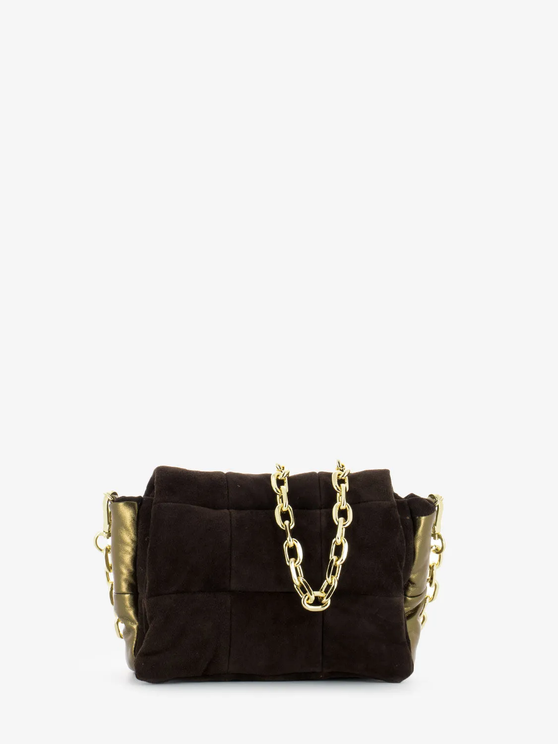 Borsa a tracolla Corinna testa di moro / bronzo