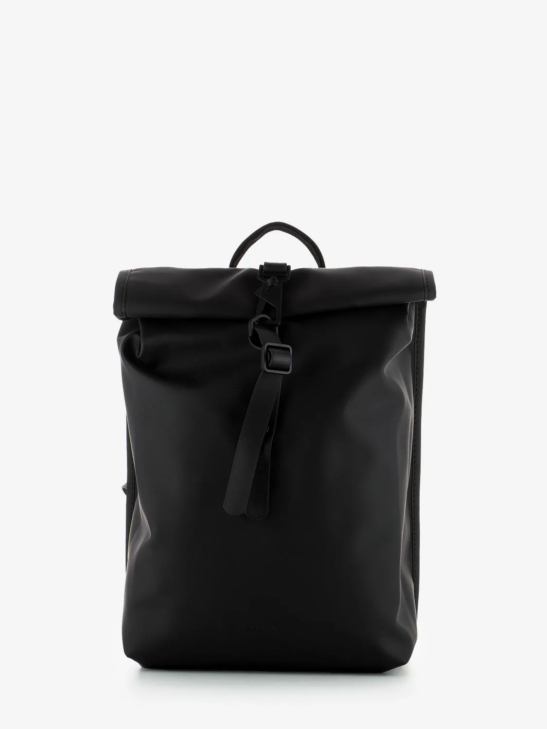 Rolltop rucksack mini black