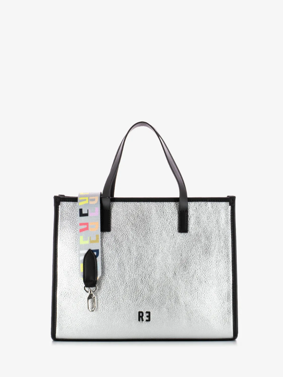 Borsa Astra M dollaro argento laminato