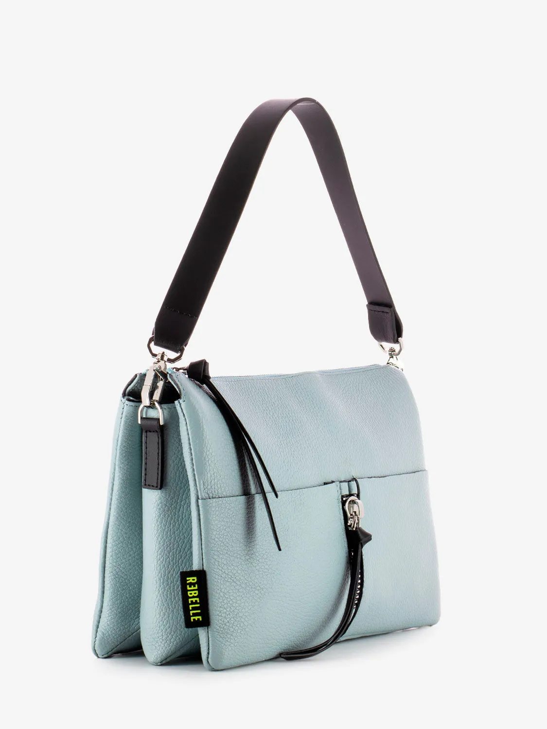 Borsa Athena crossbody M dollaro cerulean