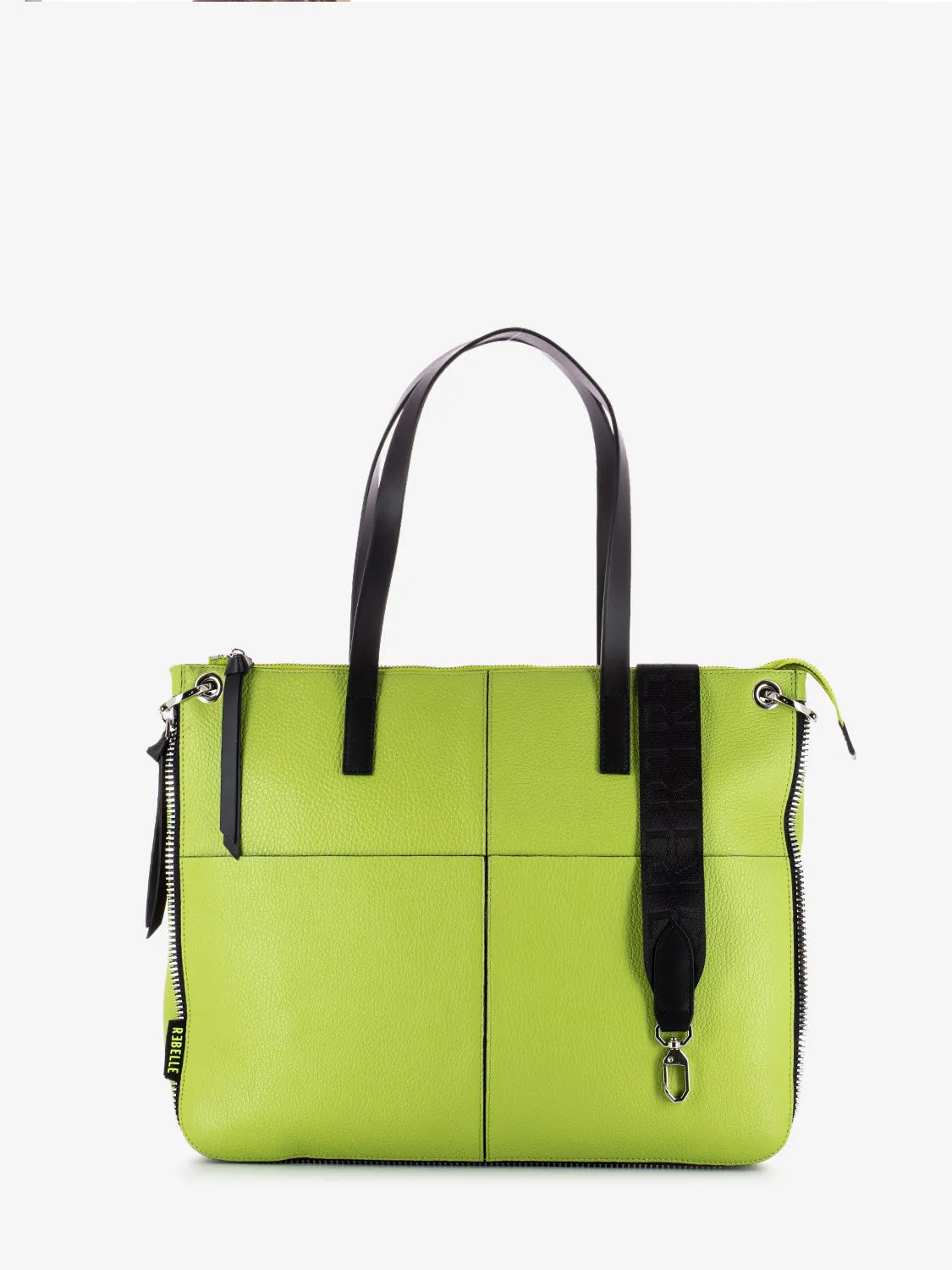 Borsa Cassandra shopping dollaro green