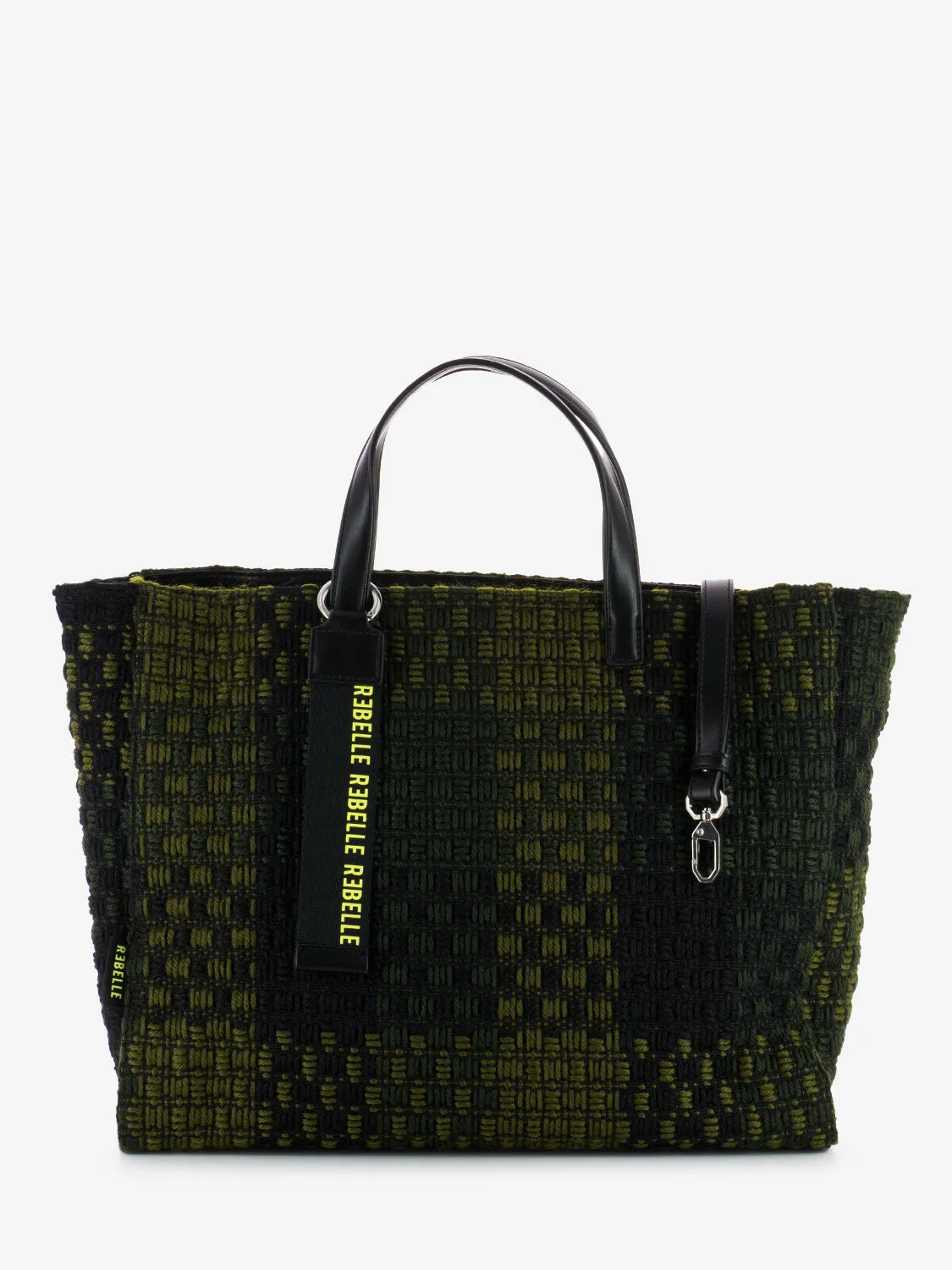 Shopper Ashanti S Checked Wire olive