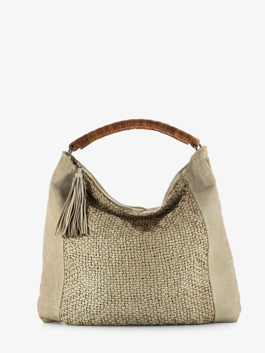 Borsa Groove intrecciata corda