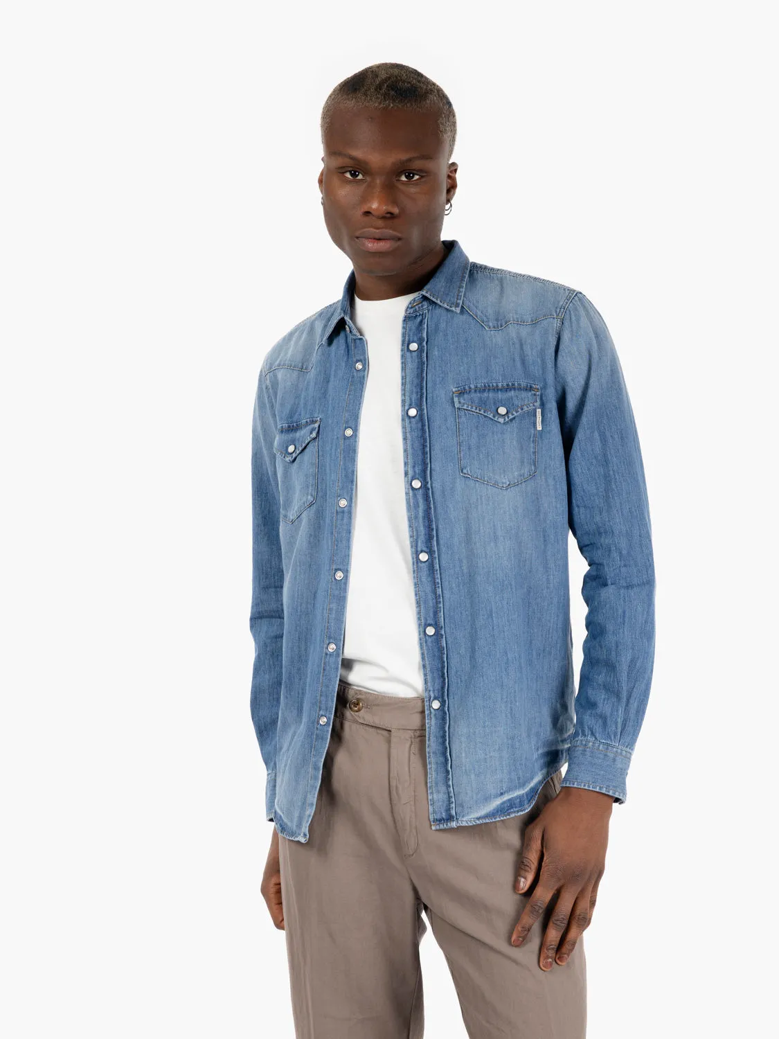 Camicia in denim texana Koh Samui denim