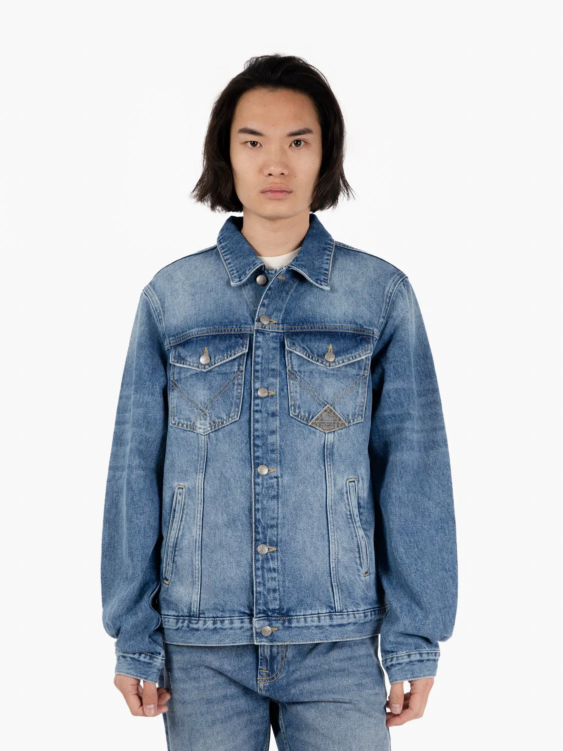 Giubbino in jeans Melrose denim blu