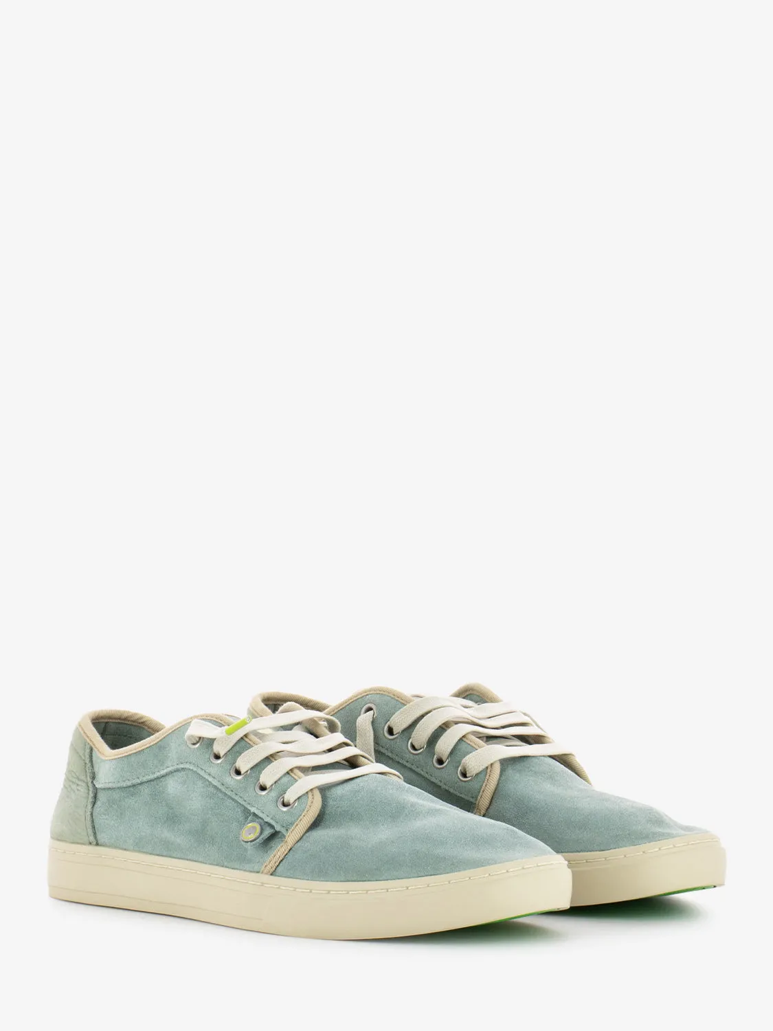 Sneakers Heisei suede milky jade