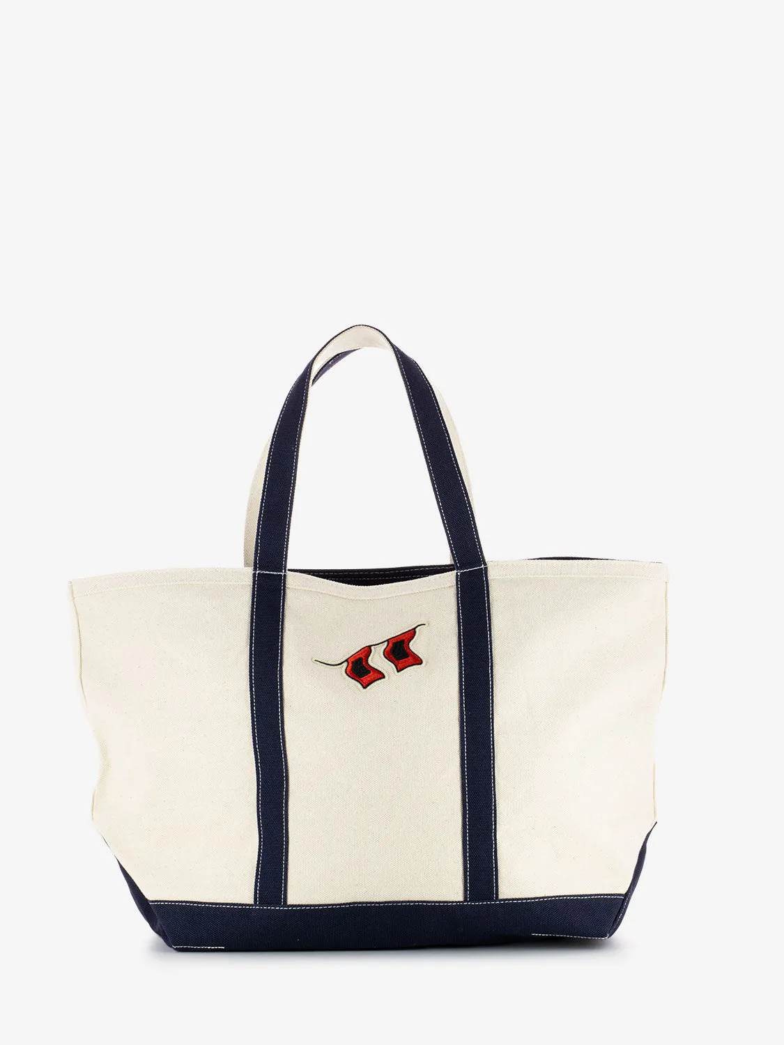 Tote bag Porter Hurricane off white / blue navy