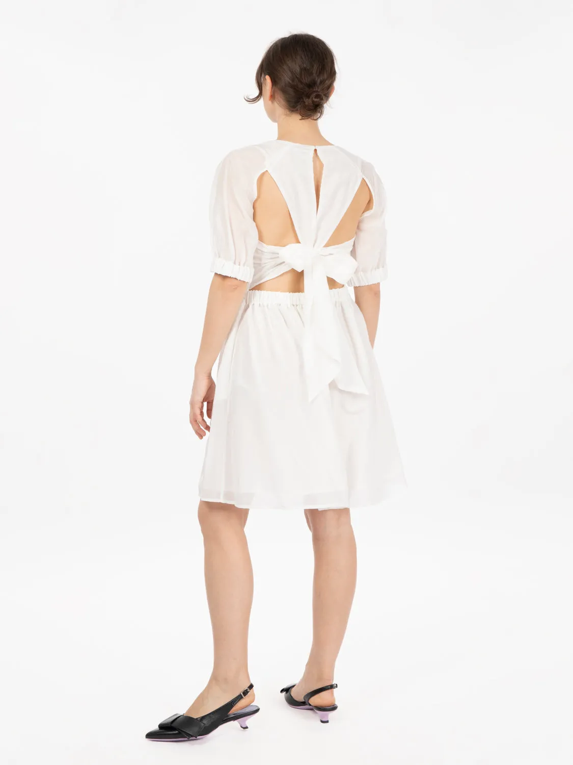 Abito corto Benedetta ivory