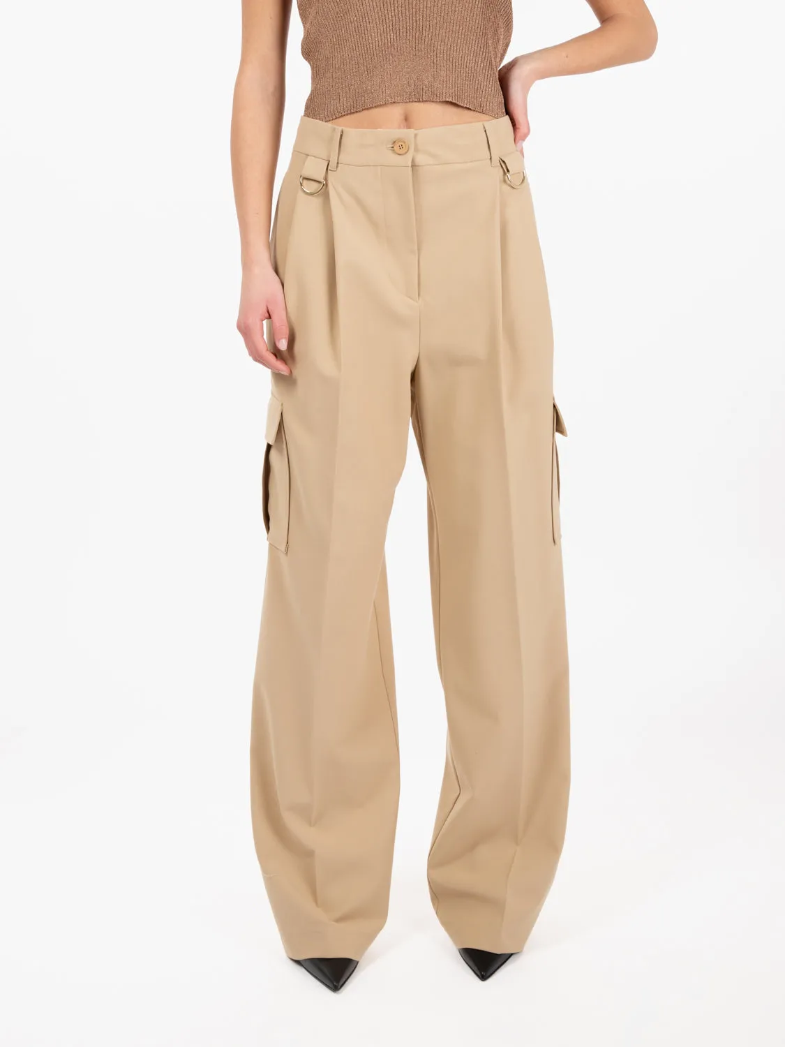 Pantaloni Lauren nocciolina
