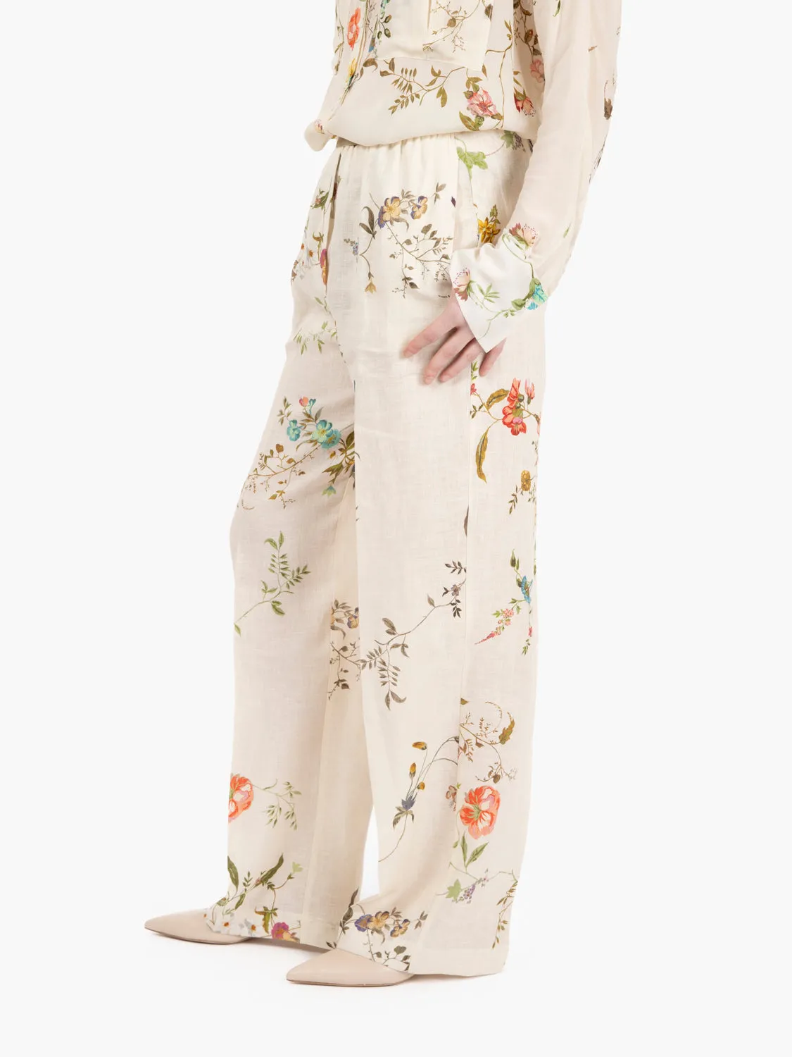 Pantaloni Margaret stampa floreale