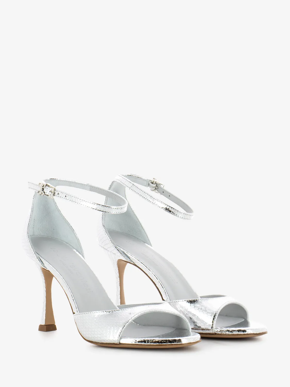 Sandali con tacco Aspis argento