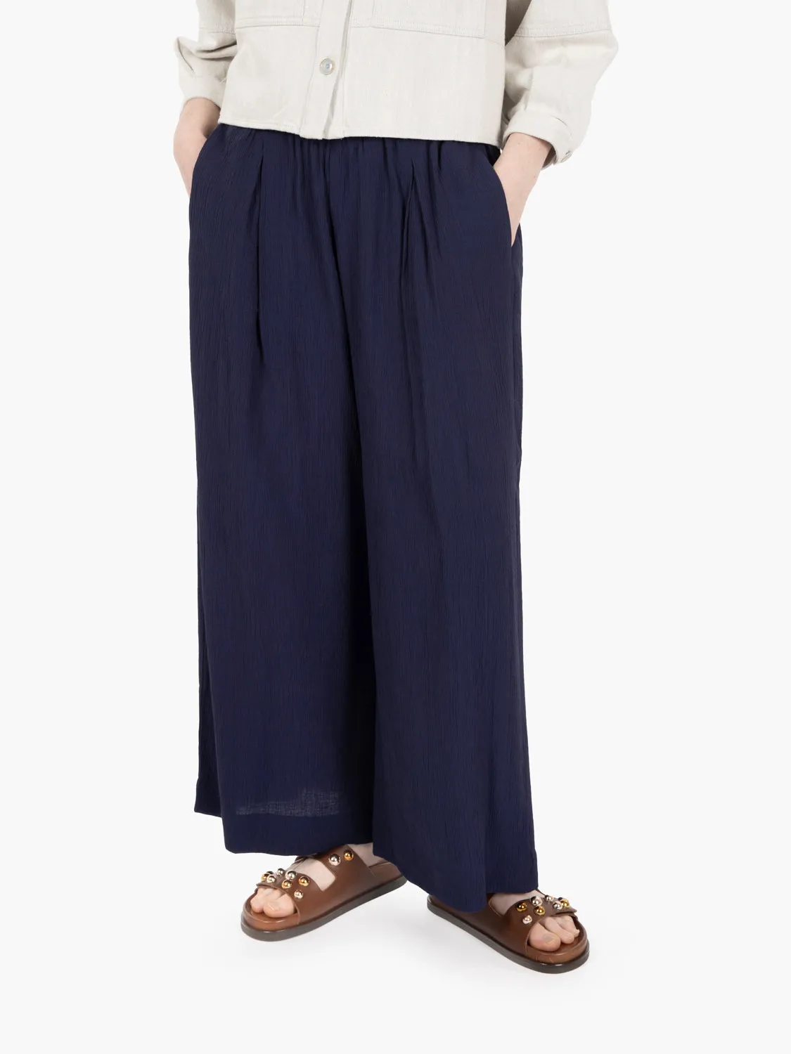 Pantaloni Isla minima bleu de chine