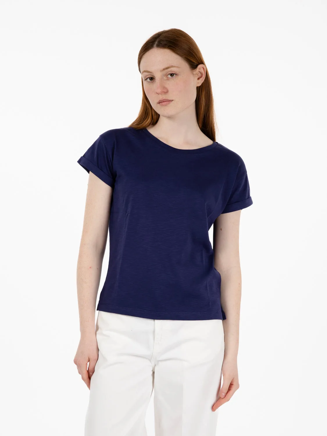 T-shirt Albano blu majolica