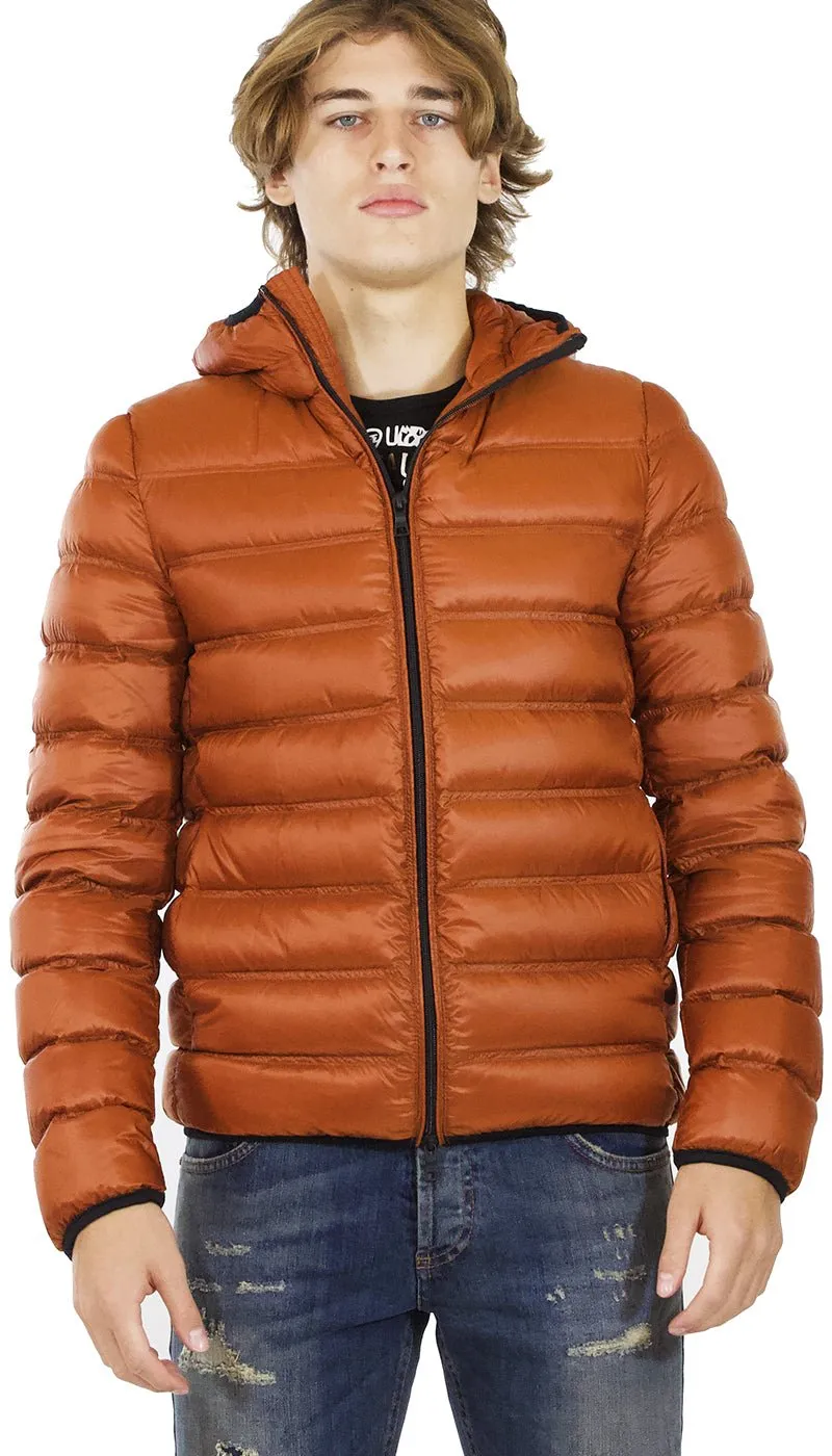 Seventy Piumino uomo coccio in nylon con cappuccio