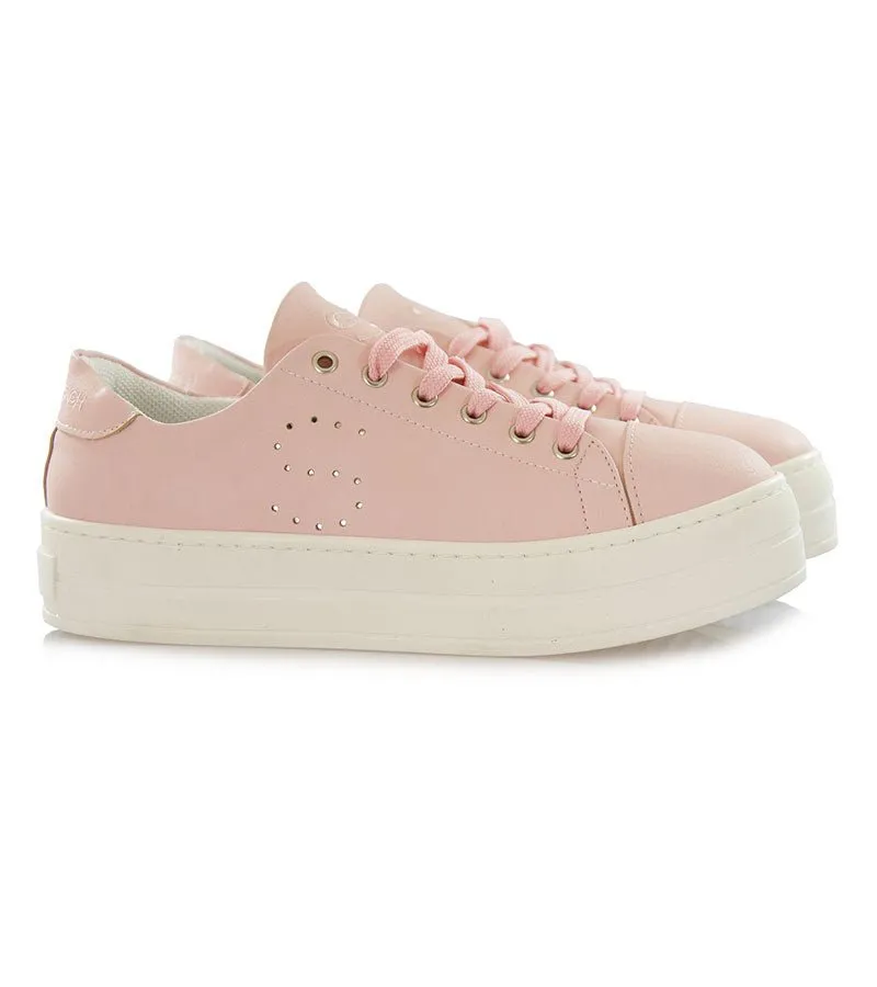 Sneakers donna Silvian Heach rosa in ecopelle. RCP19079CZ