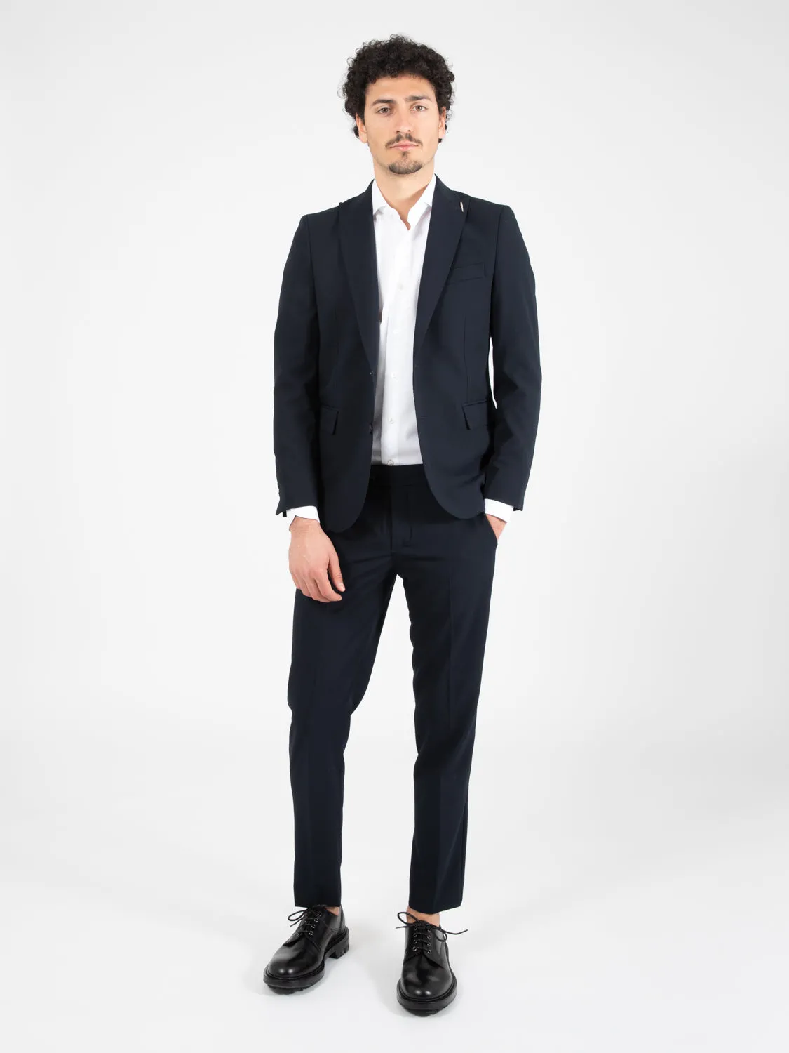 Abito Ananas sfoderato blu scuro