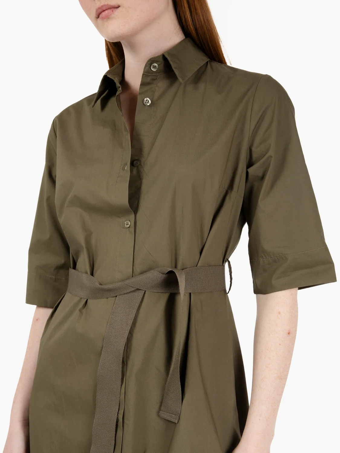 Abito chemisier verde