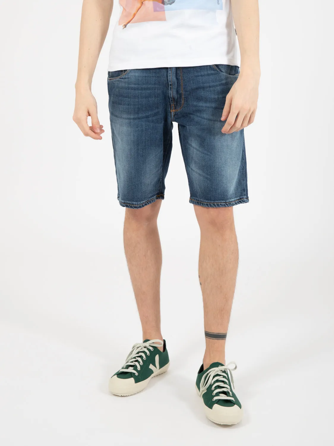 Bermuda Cayman denim medio scuro