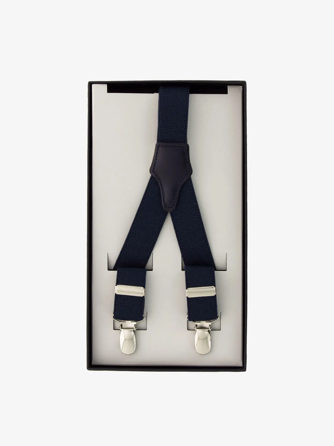 Bretelle tinta unita blu