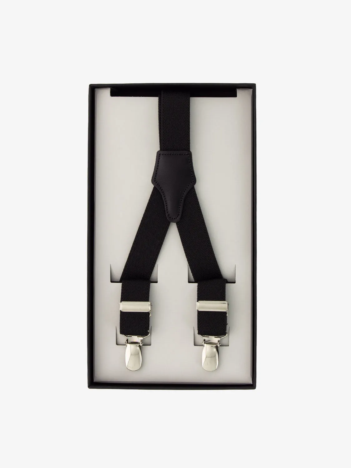 Bretelle tinta unita nere