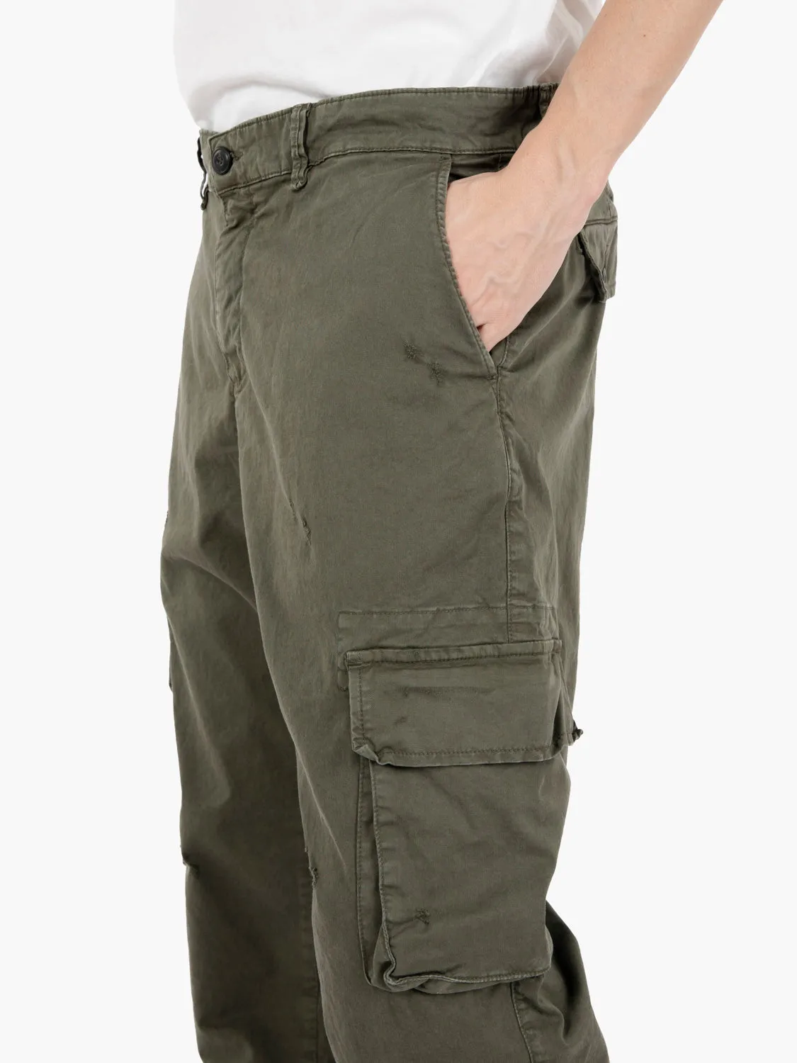 Cargo pant New Fatique verde militare