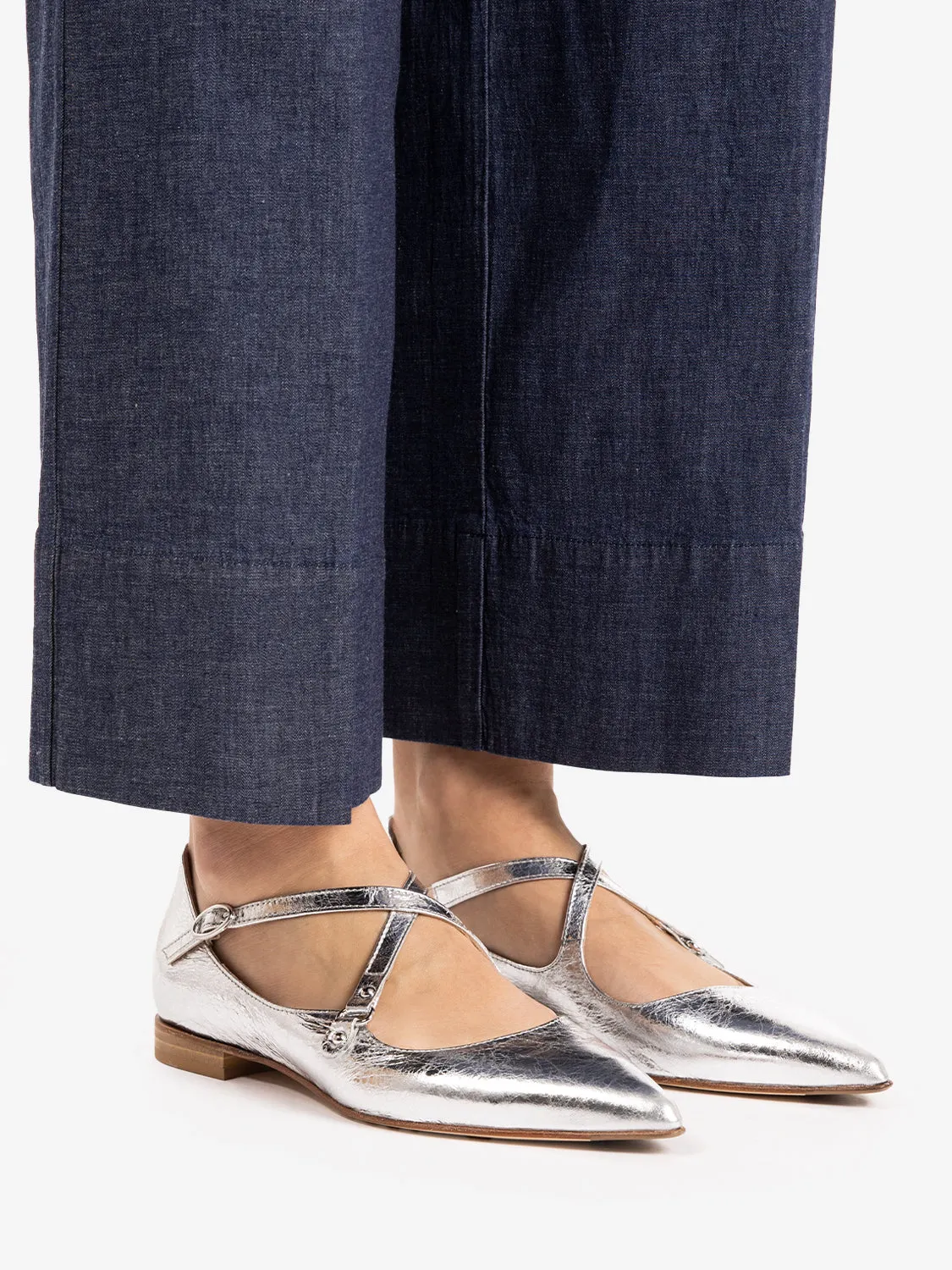 Chanel con incrocio argento