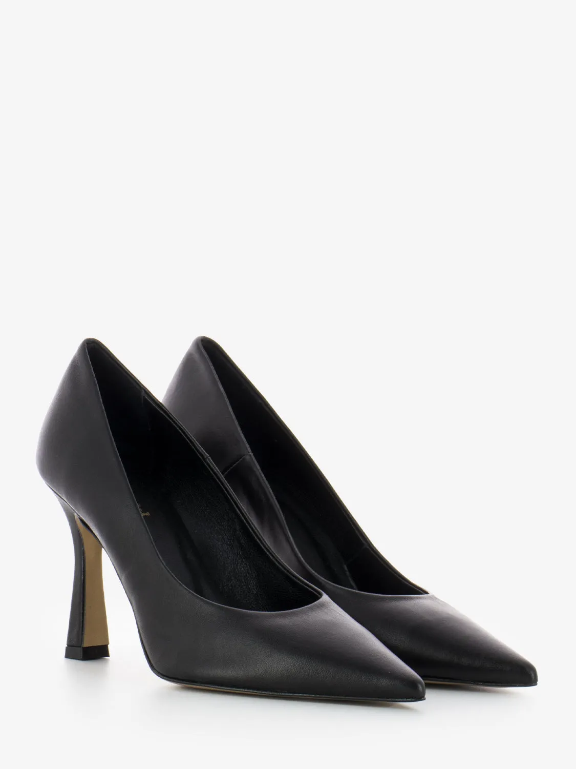 Décolletté in nappa nero