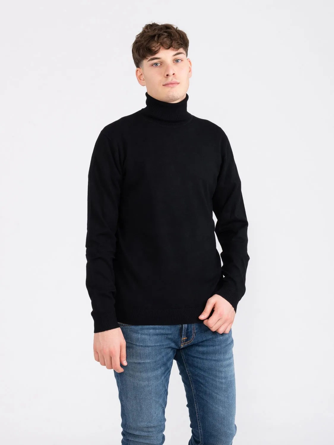 Dolcevita nero in viscosa