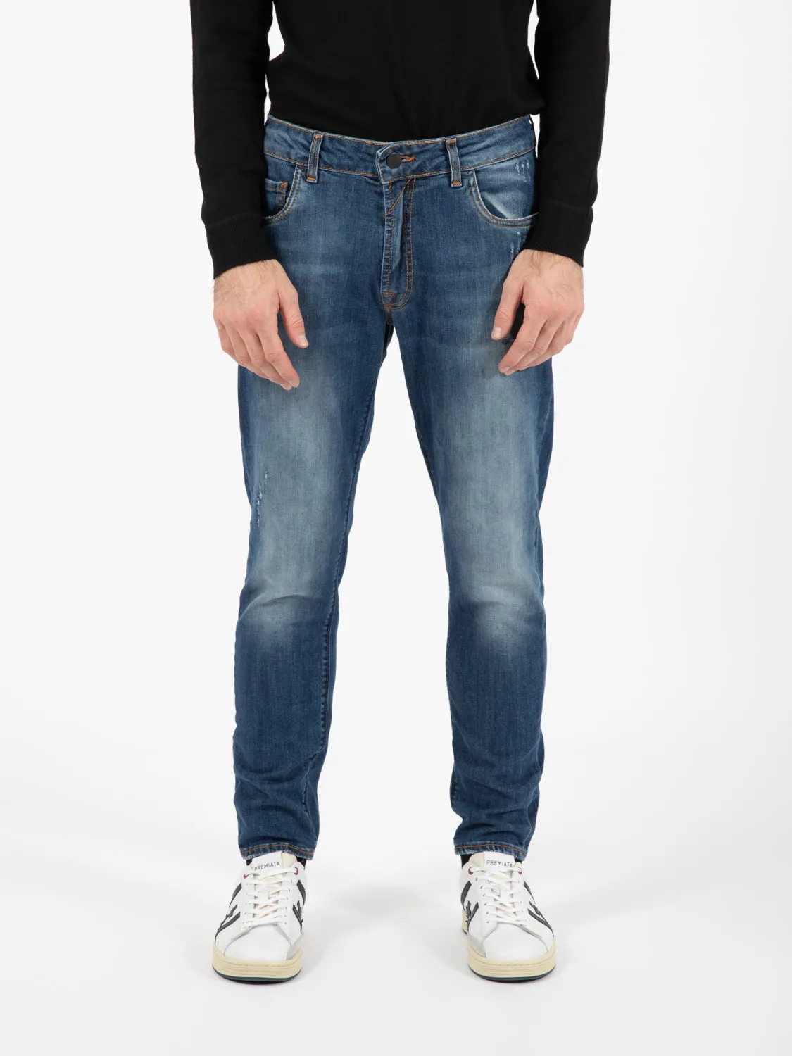 Jeans Globe denim blu medio